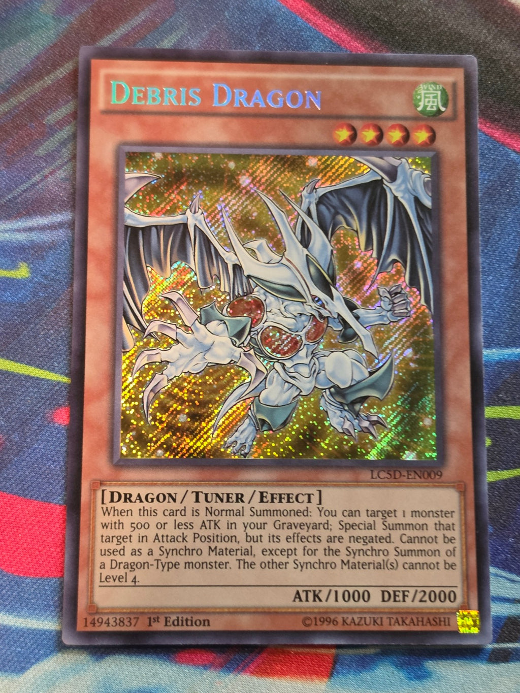 Debris Dragon Secret Rare Legendary Collection 5D's LC5D-EN009 LP