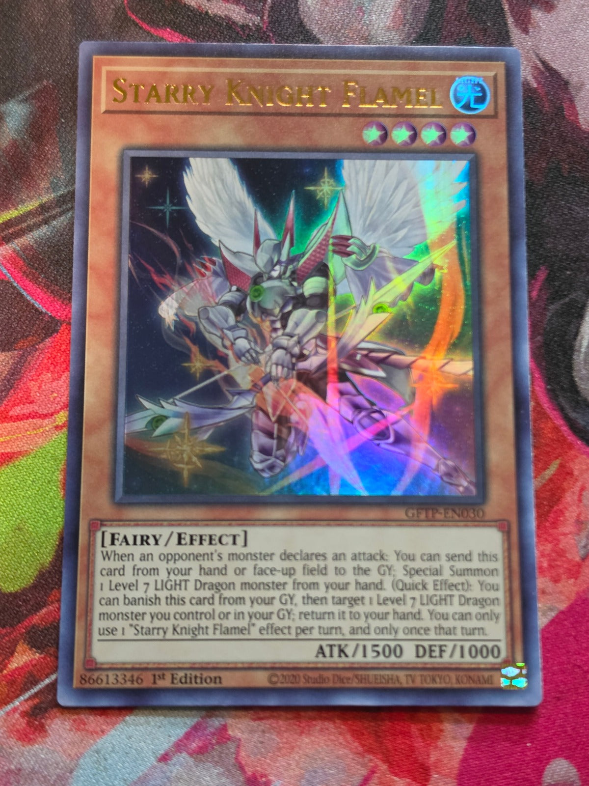 Starry Knight Flamel Ultra Rare Ghosts From the Past GFTP-EN030 1st Edition NM Yu-Gi-Oh!