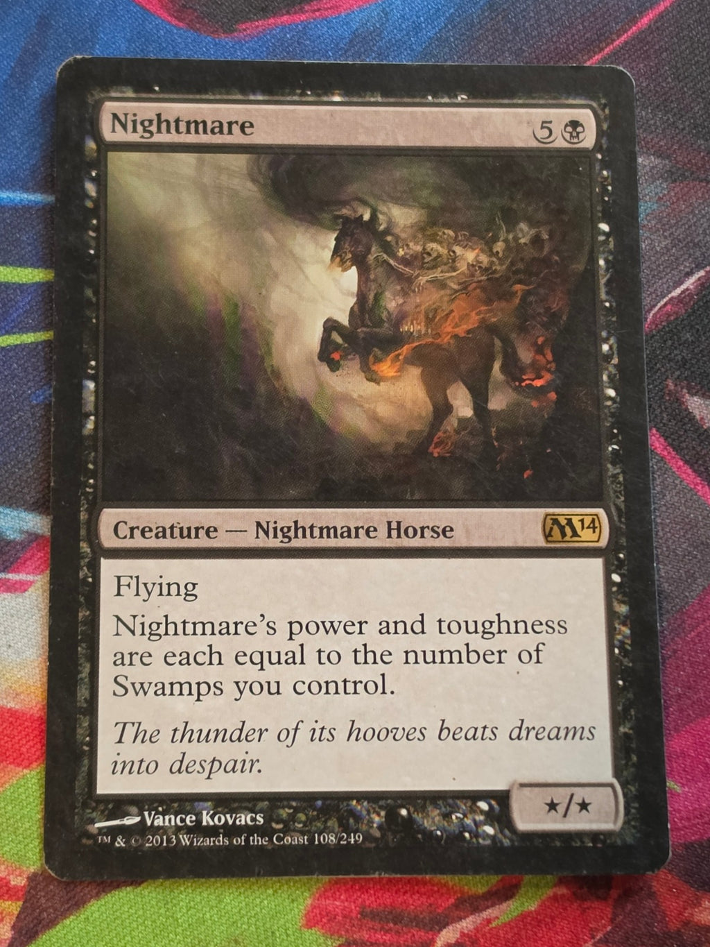Nightmare - 108 - Magic 2014 (M14) - R - LP MTG