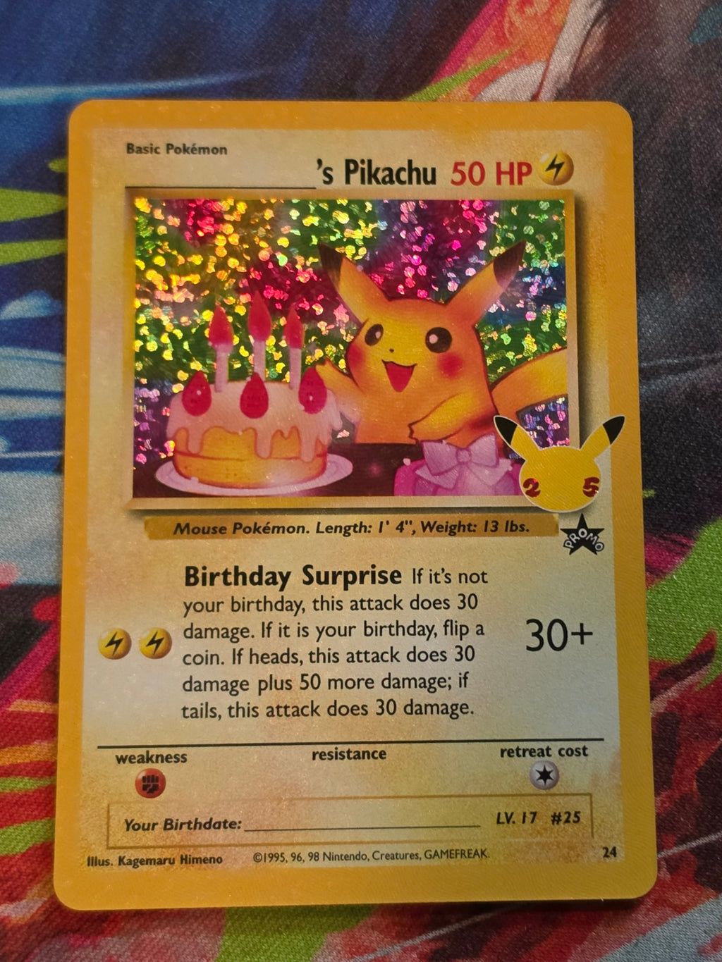 ______'s Pikachu Classic Collection Celebrations: Classic Collection 24/53 NM Pokemon