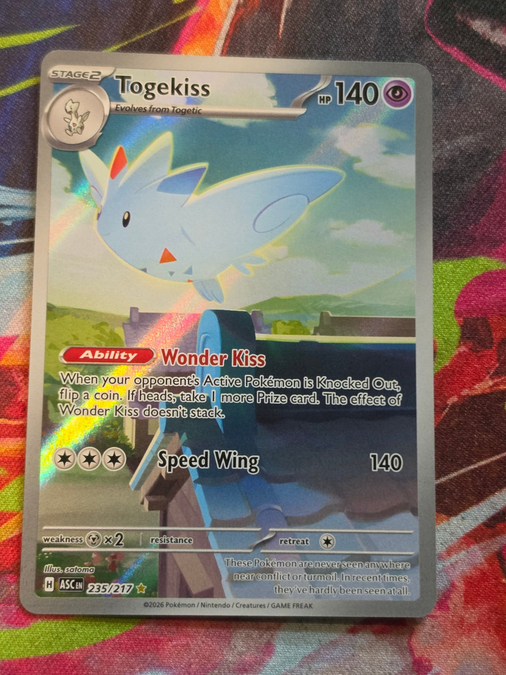 Togekiss Illustration Rare ME: Ascended Heroes 235/217 NM-/LP+ Pokemon