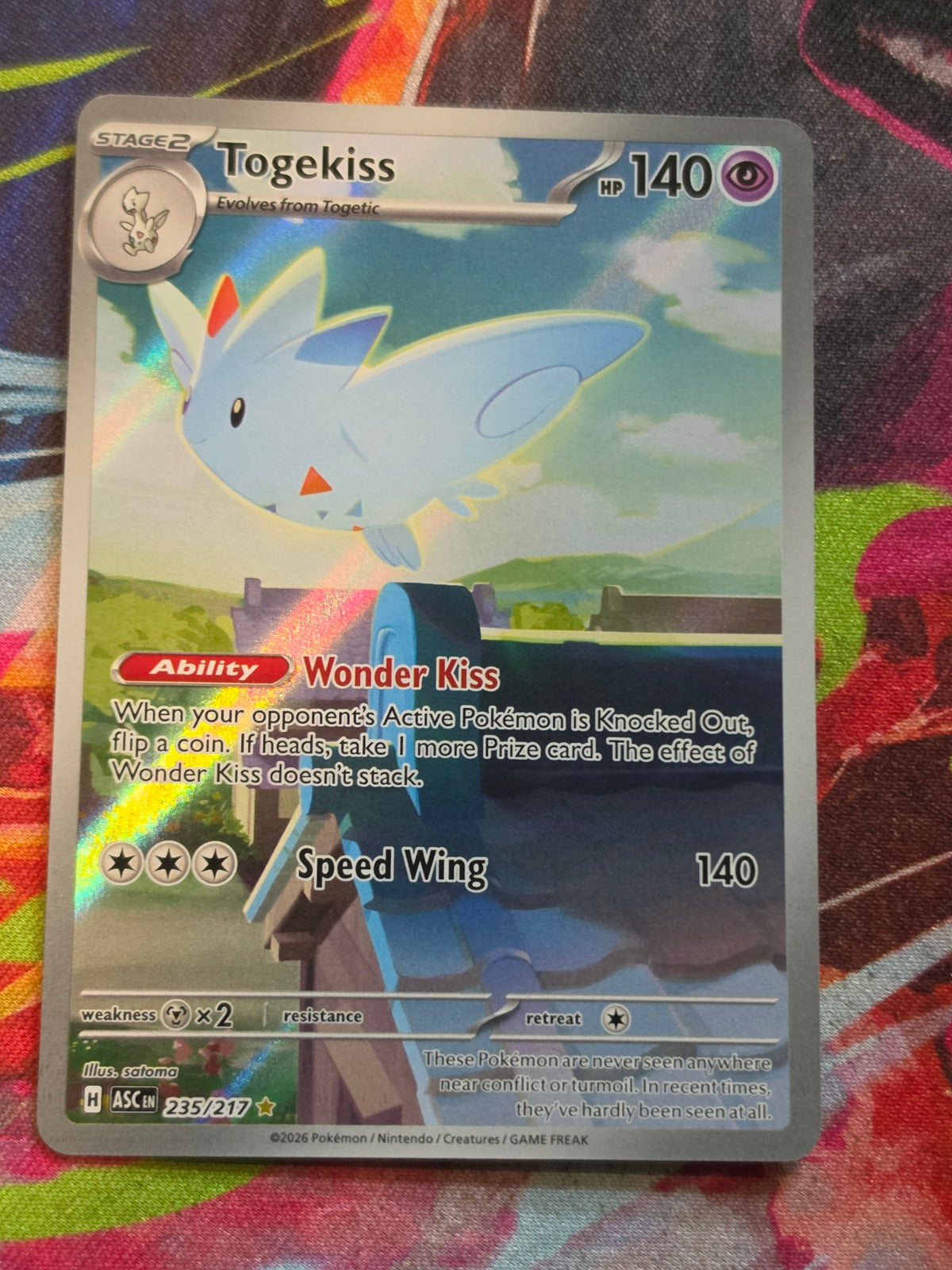 Togekiss Illustration Rare ME: Ascended Heroes 235/217 NM-/LP+ Pokemon