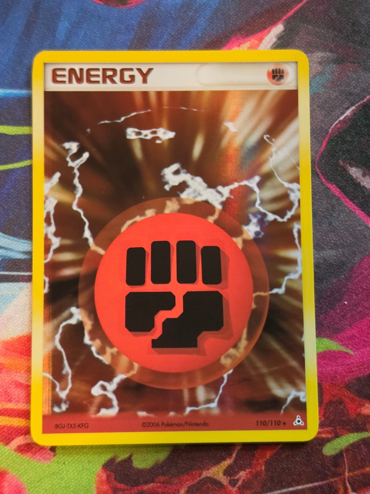 Fighting Energy Holo Rare EX Holon Phantoms 110/110 NM Pokemon