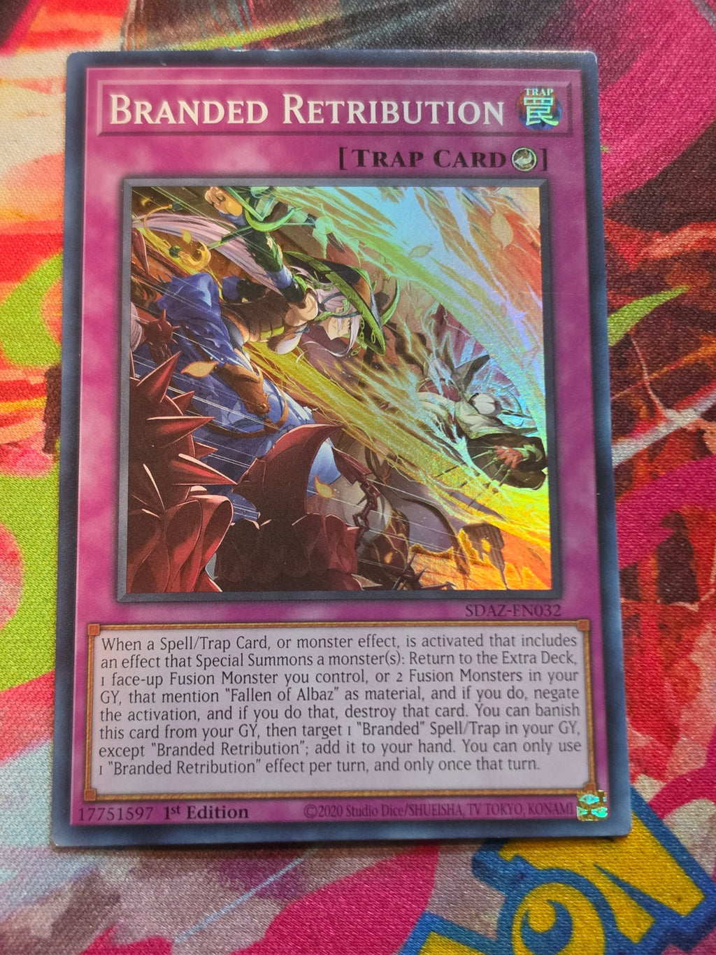 Branded Retribution Super Rare Structure Deck: Albaz Strike SDAZ-EN032 1st Edition LP Yu-Gi-Oh!