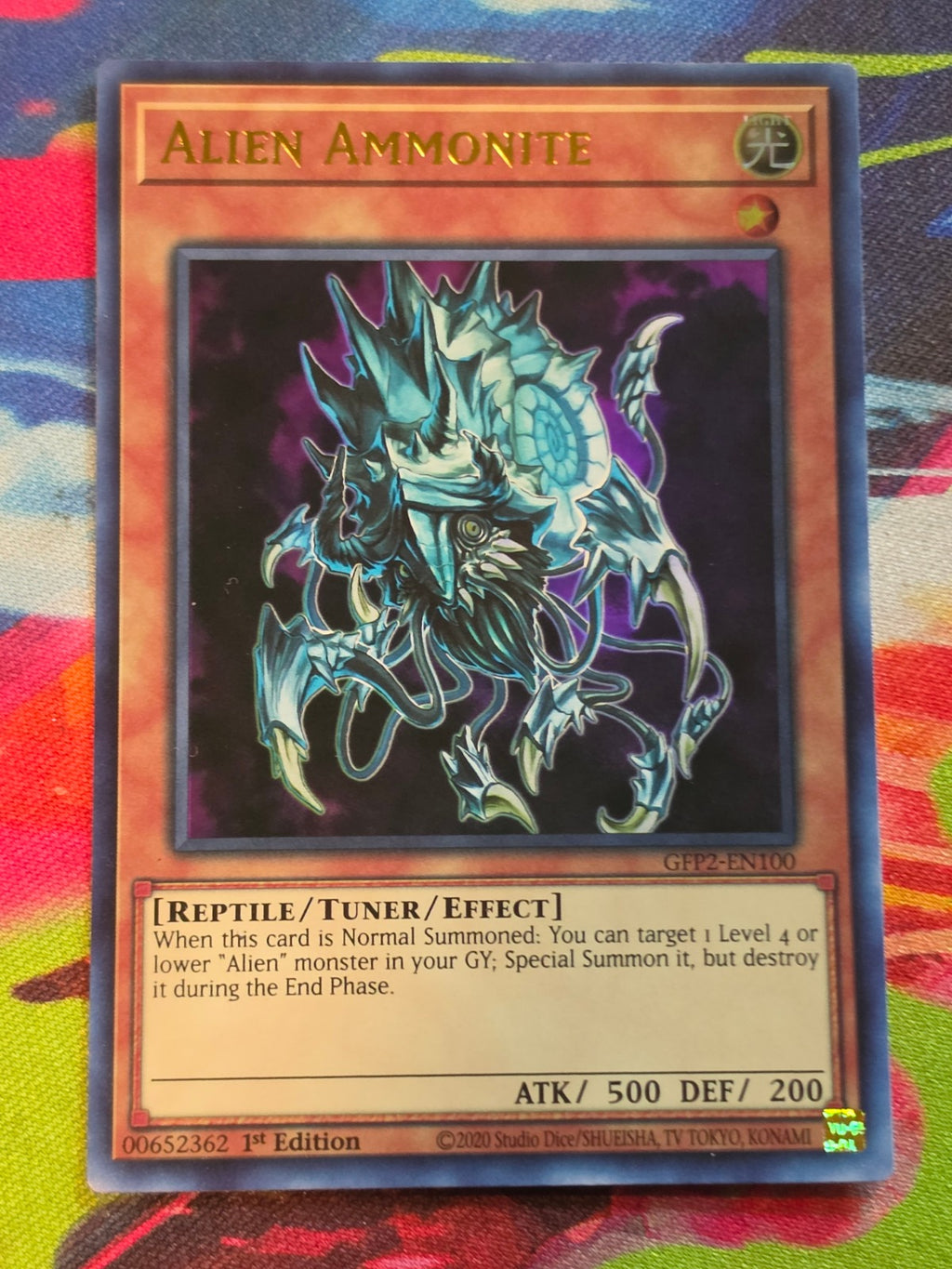 Alien Ammonite Ultra Rare Ghosts From the Past: The 2nd Haunting GFP2-EN100 LP