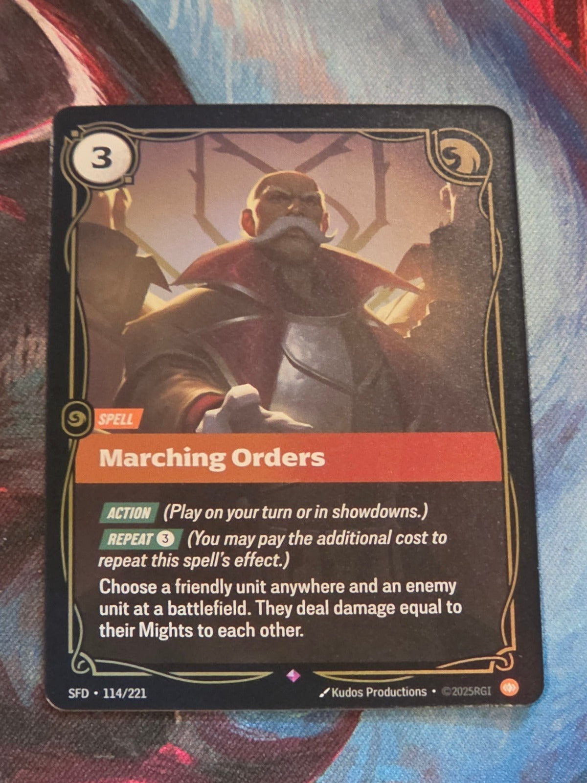 Marching Orders - 114/221 - Spiritforged - Rare - NM
