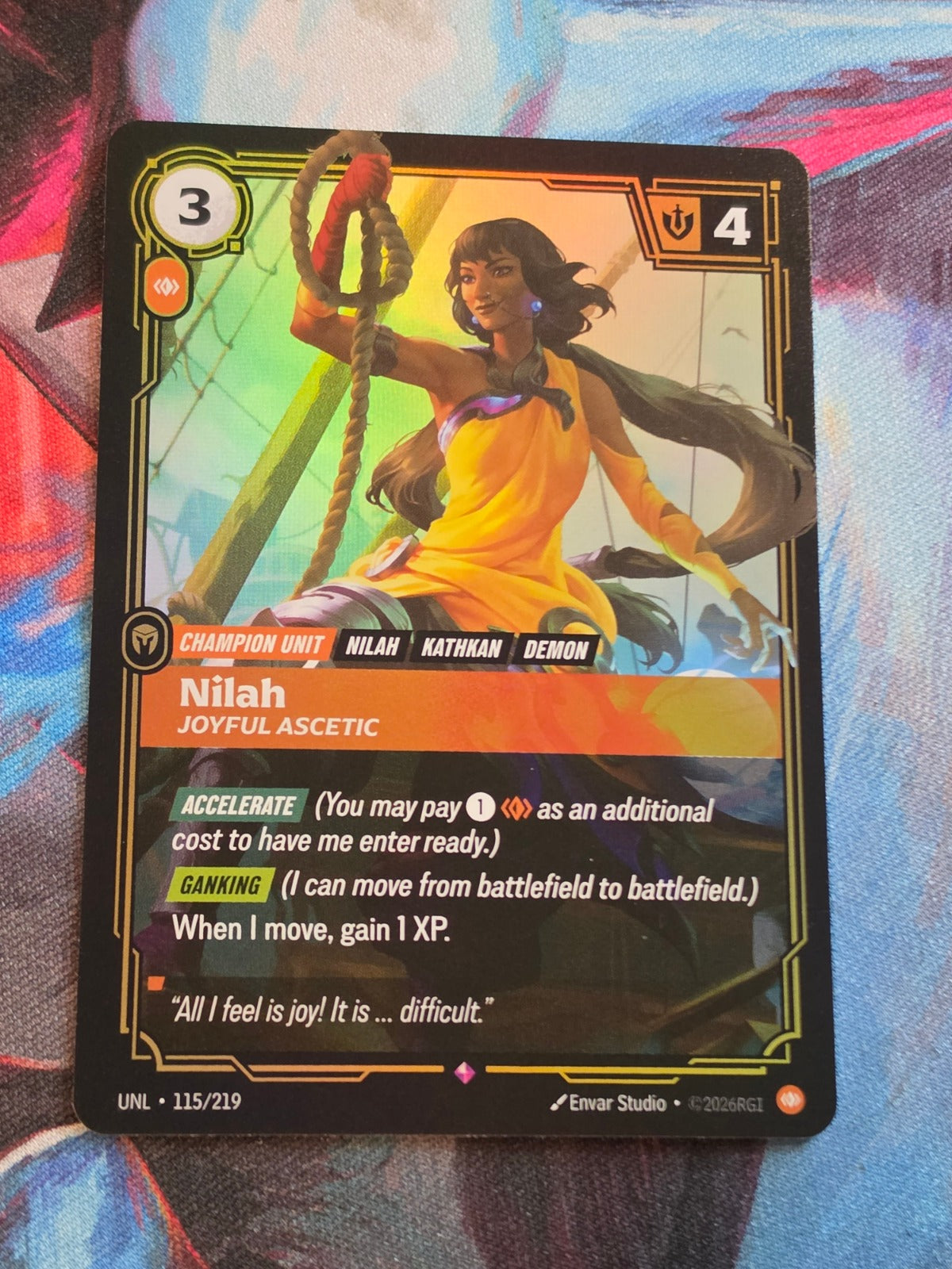 Nilah, Joyful Ascetic - 115/219 - Unleashed - Rare - NM