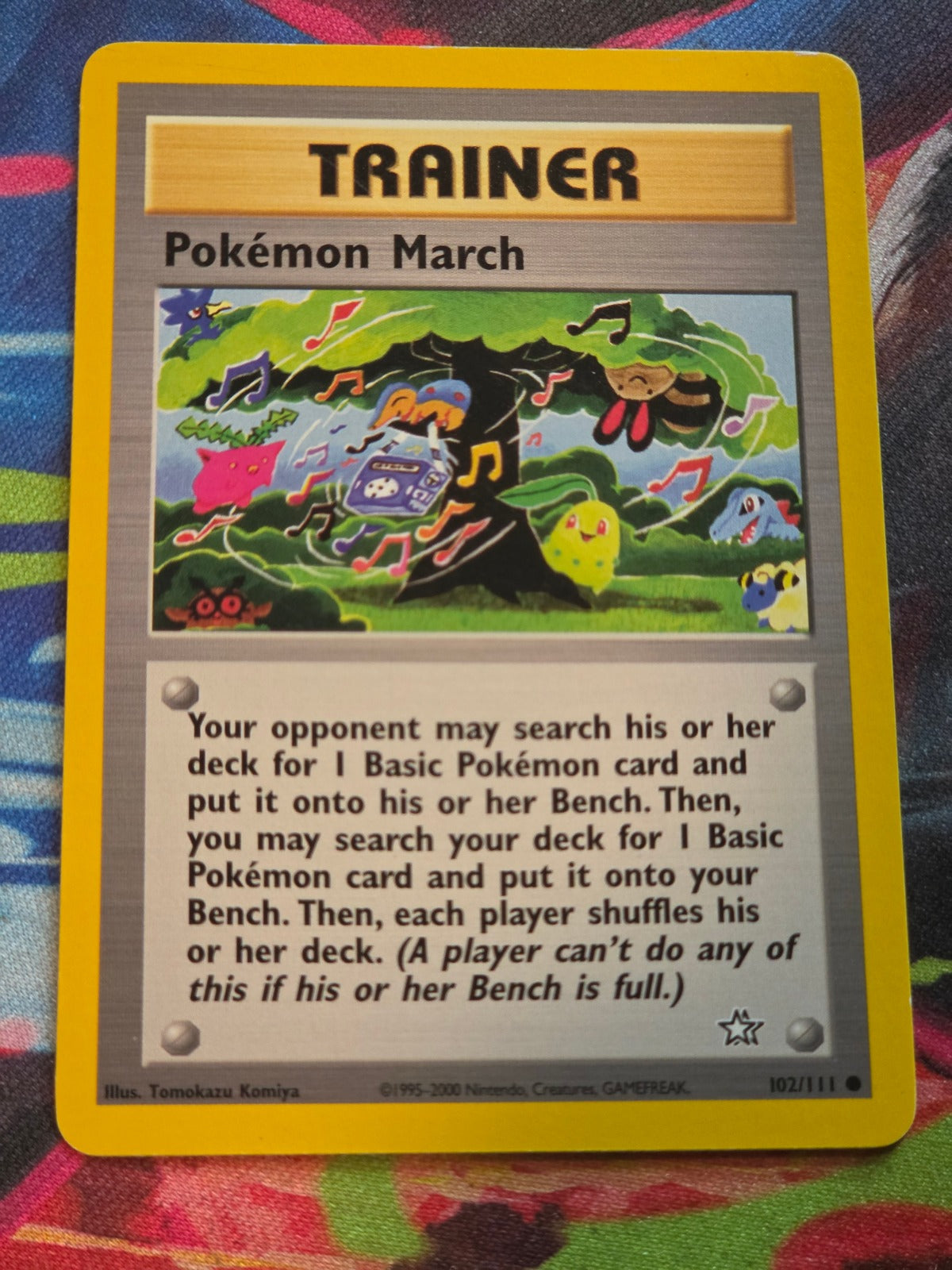 Pokemon March - 102/111 - Neo Genesis - Common - Unlimited - LP Pokemon