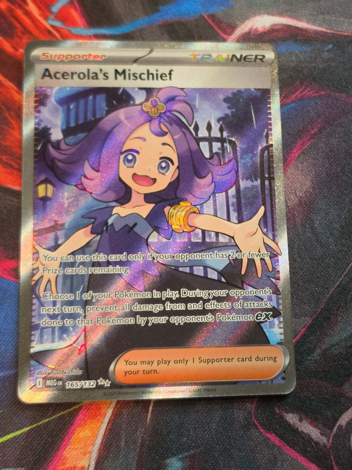 Acerola's Mischief Ultra Rare Mega Evolution 165/132 NM Pokemon