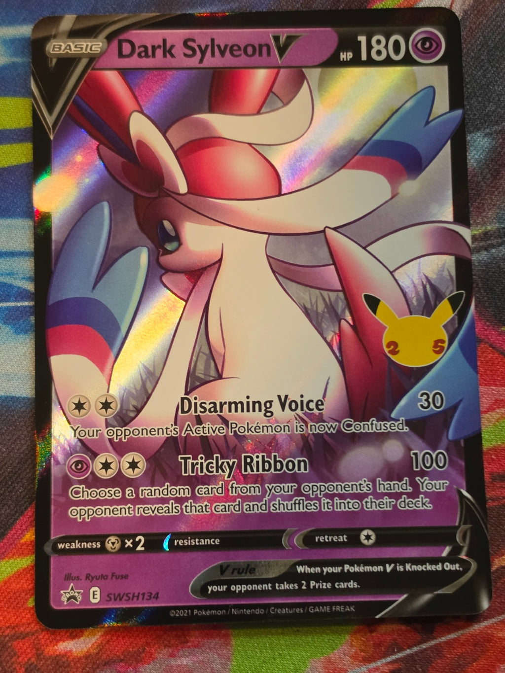 Dark Sylveon V Promo SWSH: Sword & Shield Promo Cards SWSH134 NM Pokemon