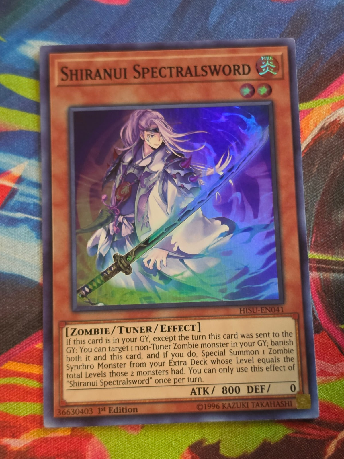 Shiranui Spectralsword Super Rare Hidden Summoners HISU-EN041 LP