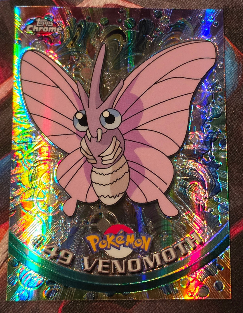 Venomoth #49 - 2000 Topps Chrome - NM - Pokemon