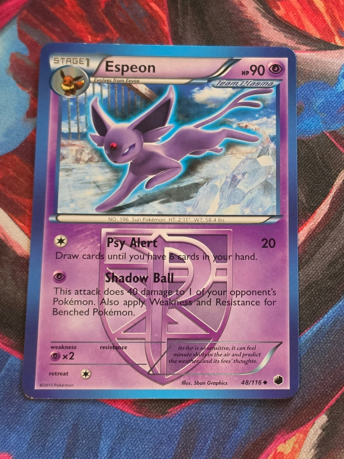 Espeon (Team Plasma) - 48/116 - Plasma Freeze - Uncommon - LP+ - Pokemon