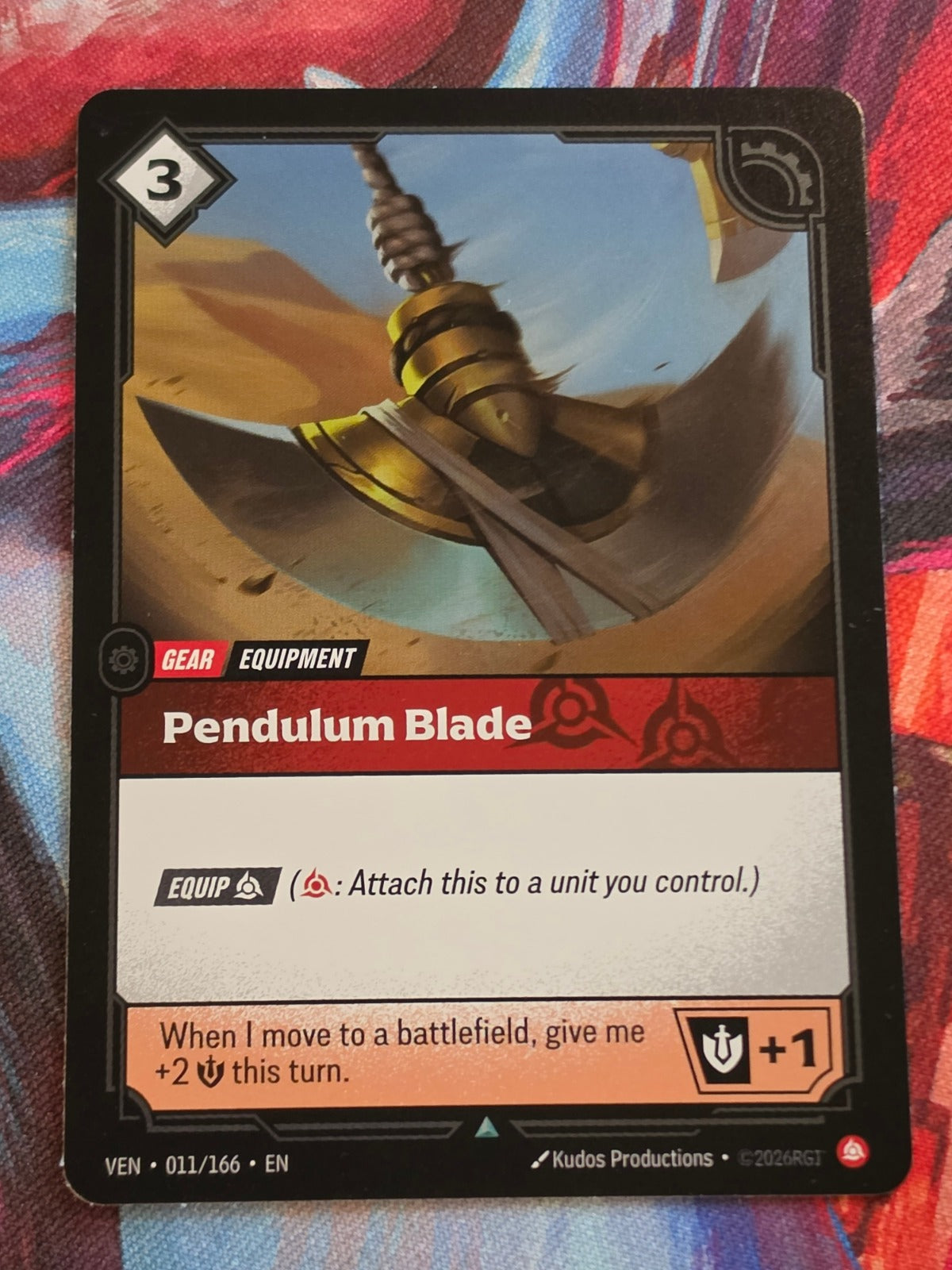 Pendulum Blade - 011/166 - Vendetta - Uncommon - NM