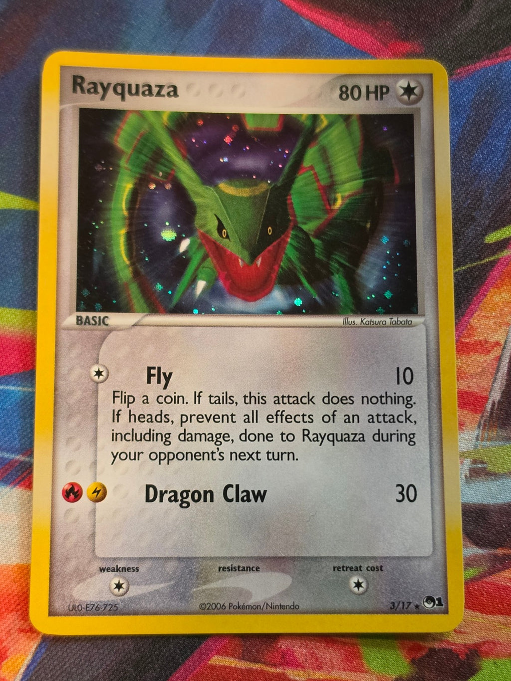 Rayquaza Rare POP Series 1 003/017 NM-/LP+ Pokemon