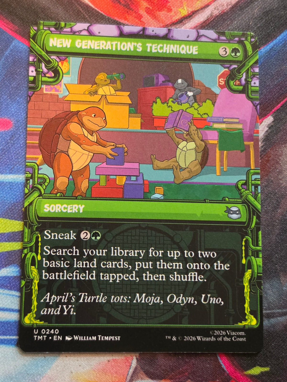 New Generation's Technique (Showcase) - 240 - Teenage Mutant Ninja Turtles - U - NM - MTG