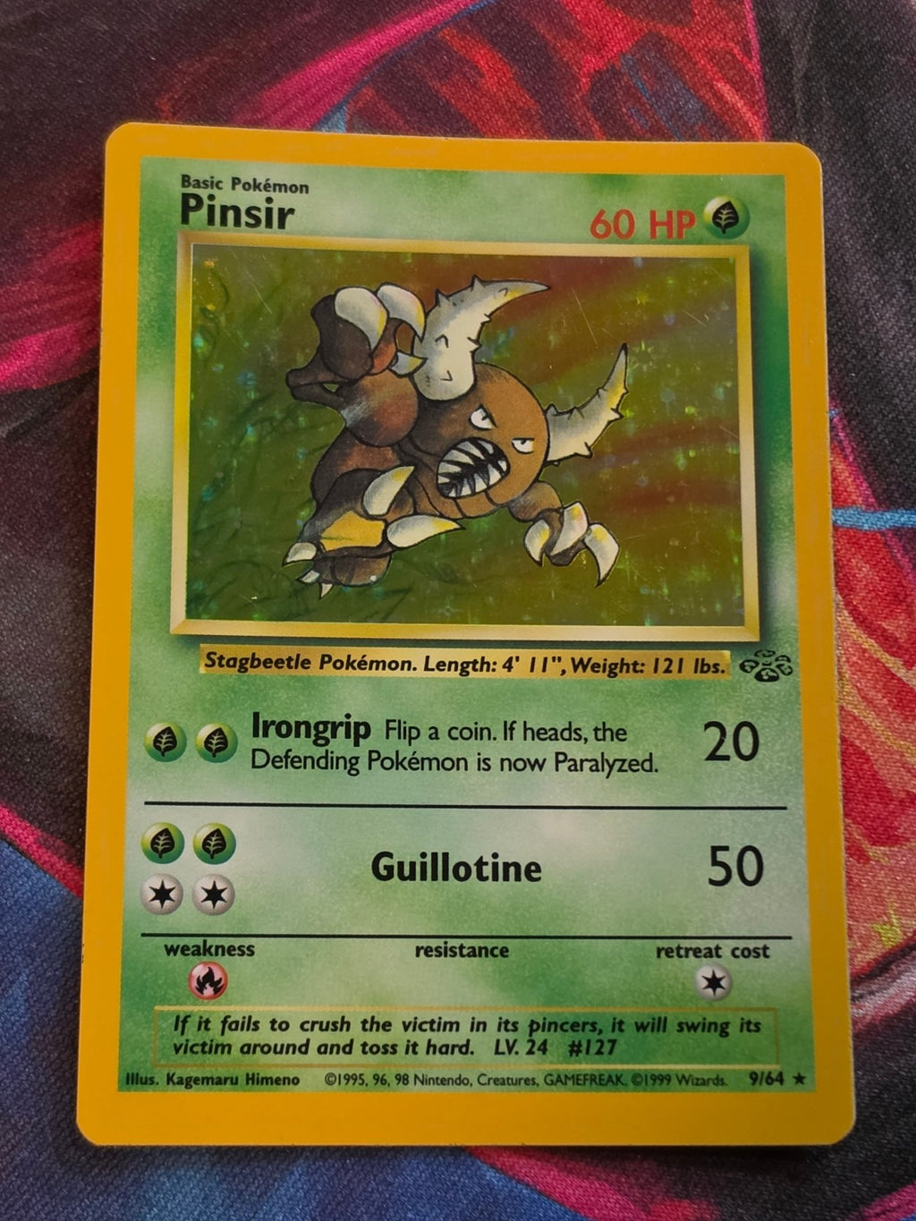 Pinsir Holo Rare Jungle 09/64 NM-/LP+ Pokemon