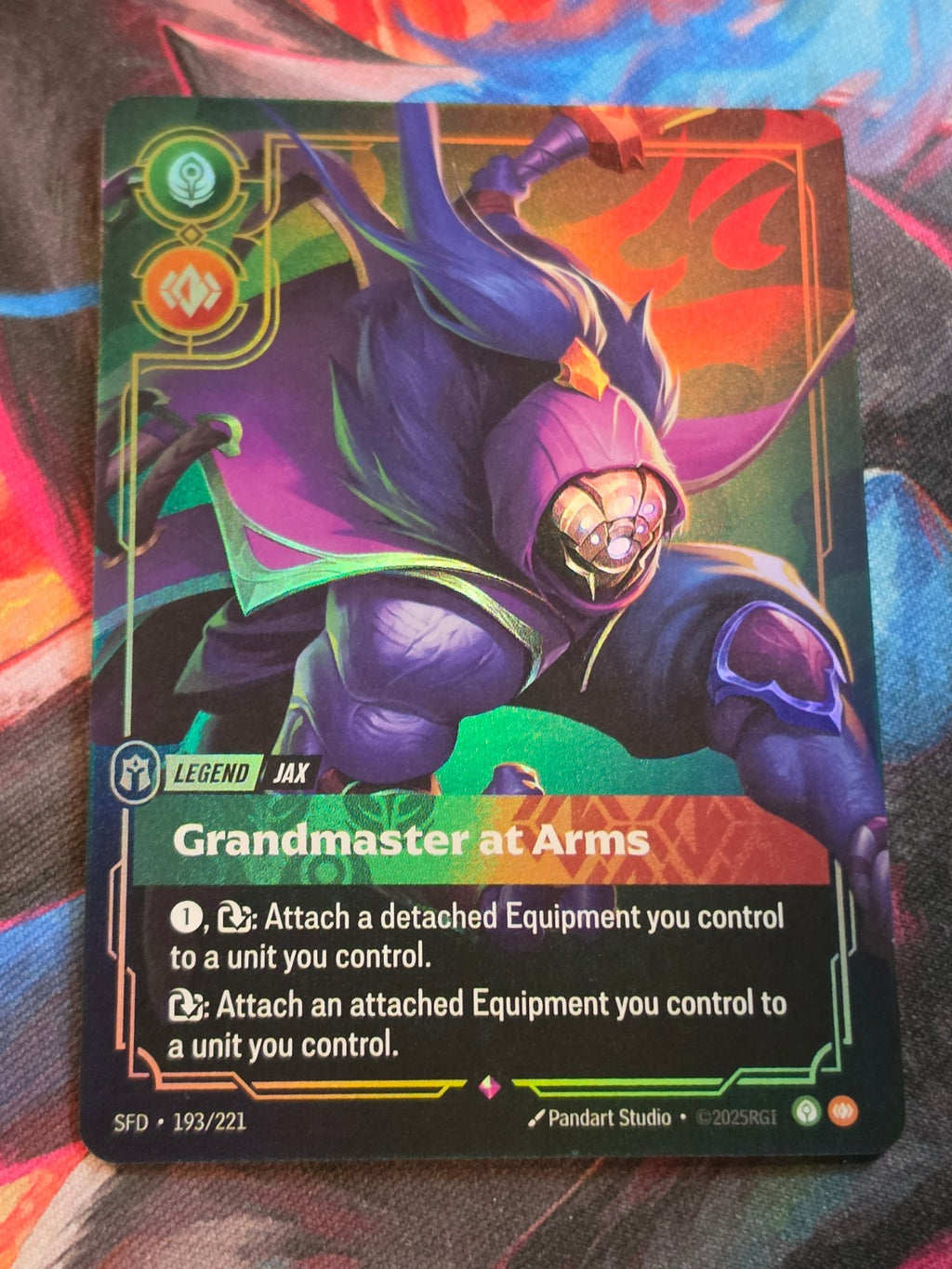 Jax, Grandmaster At Arms - 193/221 - Spiritforged - Rare - NM