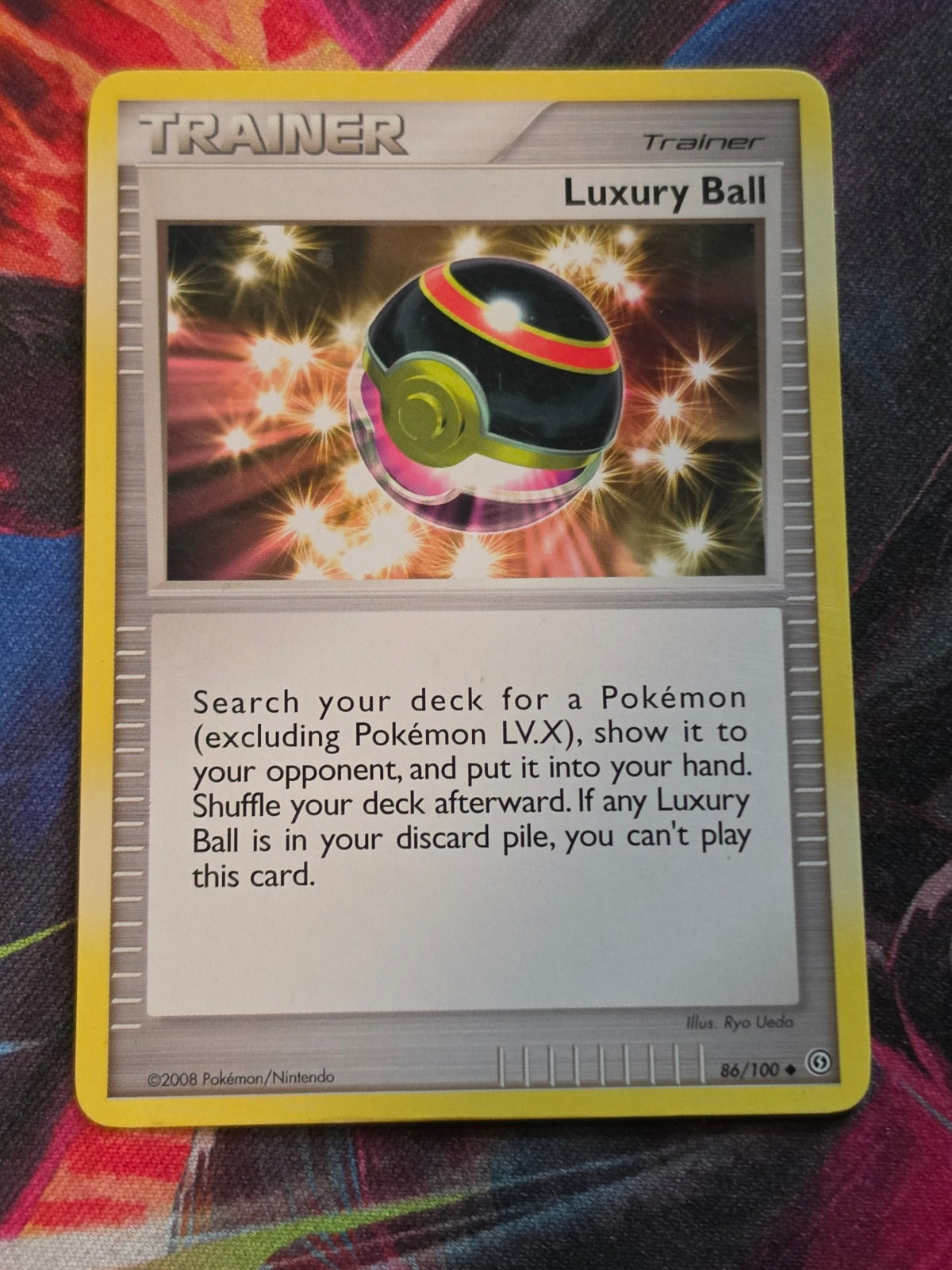 Luxury Ball - 86/100 - Stormfront - Uncommon - MP - Pokemon