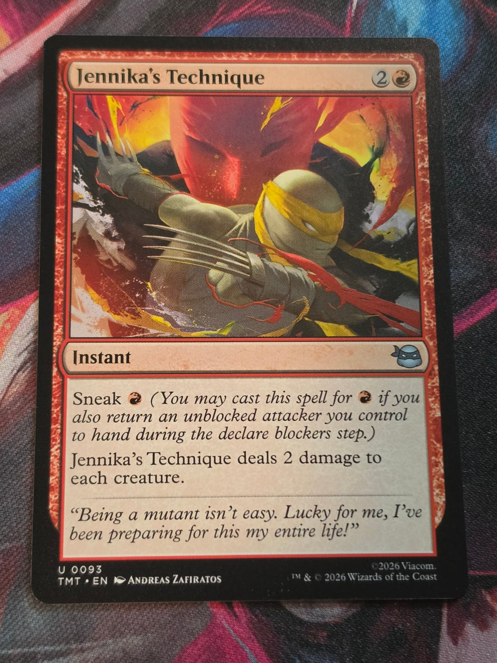Jennika's Technique - 93 - Teenage Mutant Ninja Turtles - U - NM MTG
