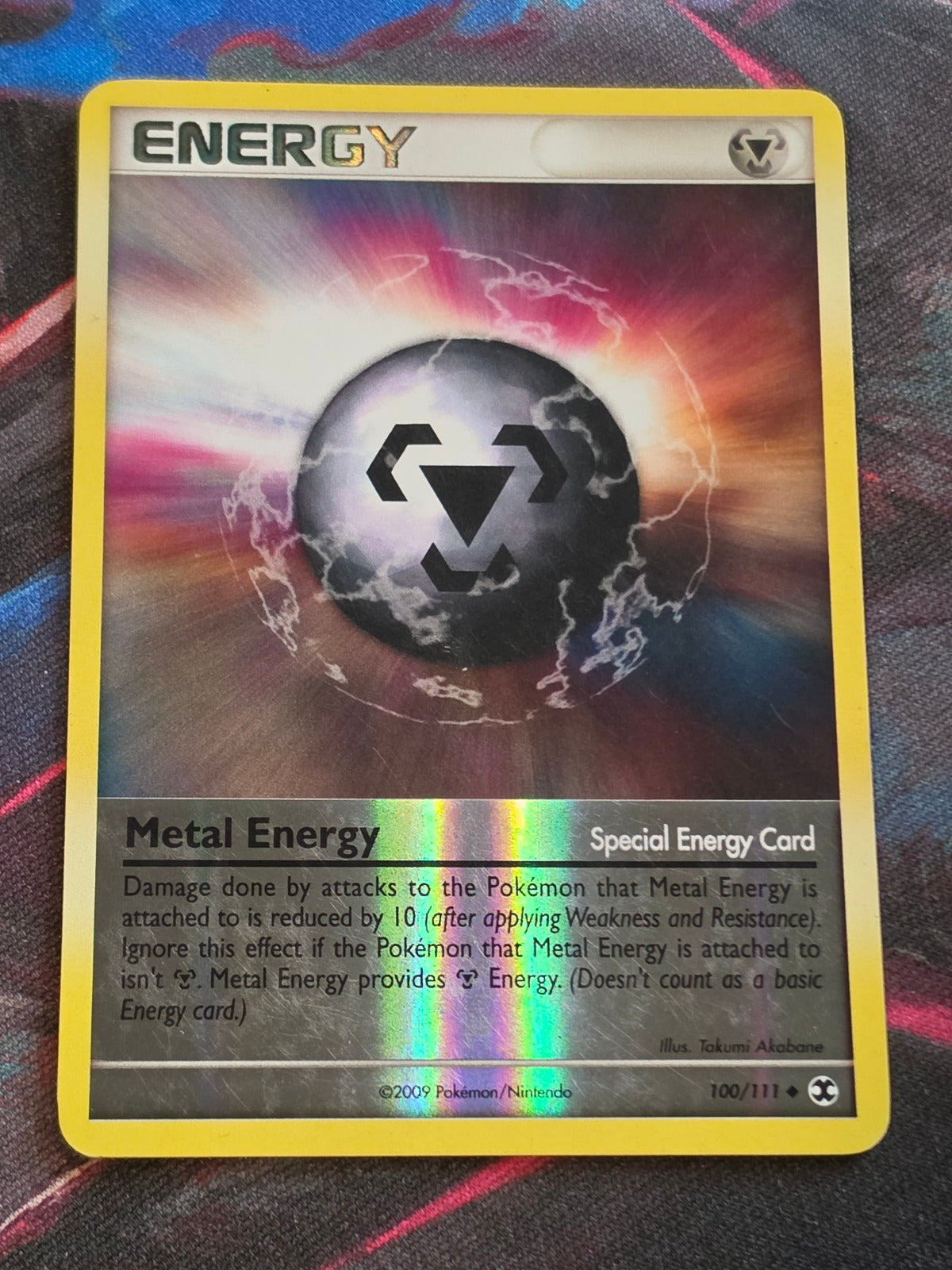 Metal Energy - 120/123 - Mysterious Treasures - Uncommon - Reverse Holo - MP - Pokemon