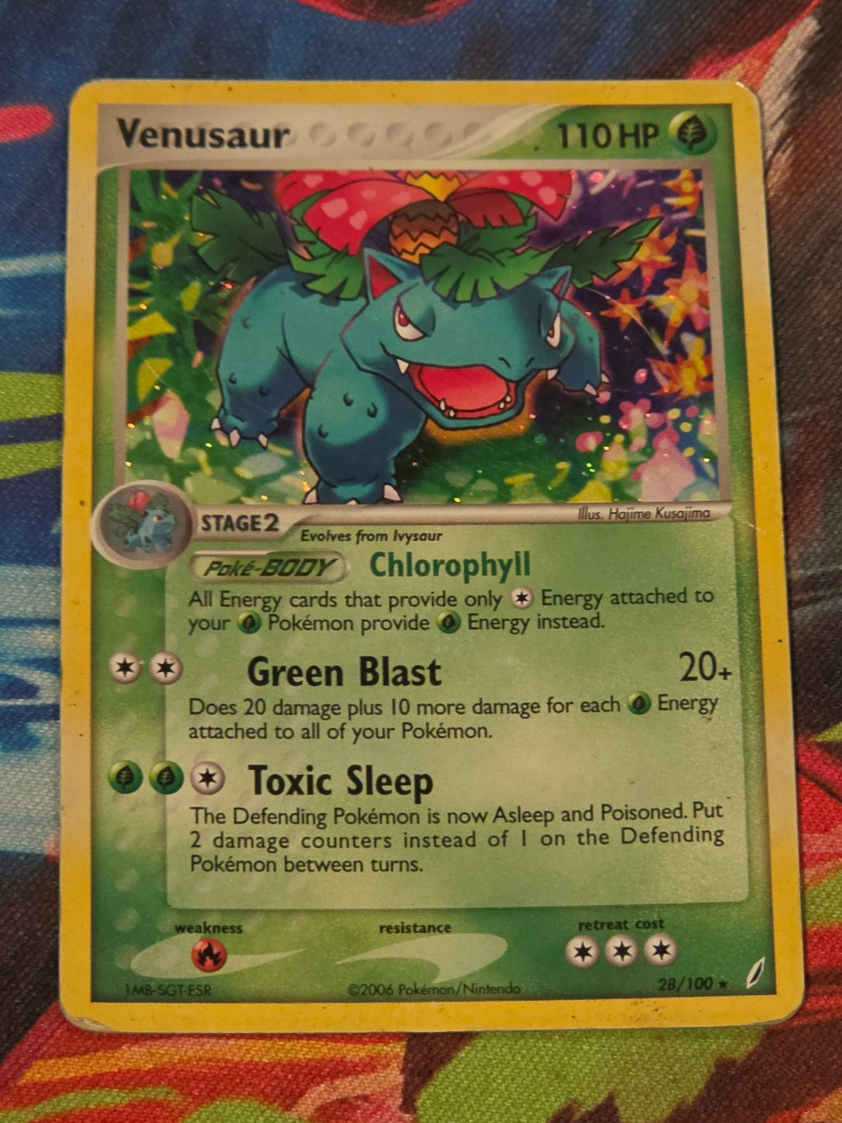 Venusaur (EX Crystal Guardians) Holo Rare Deck Exclusives 028/100 HP Pokemon