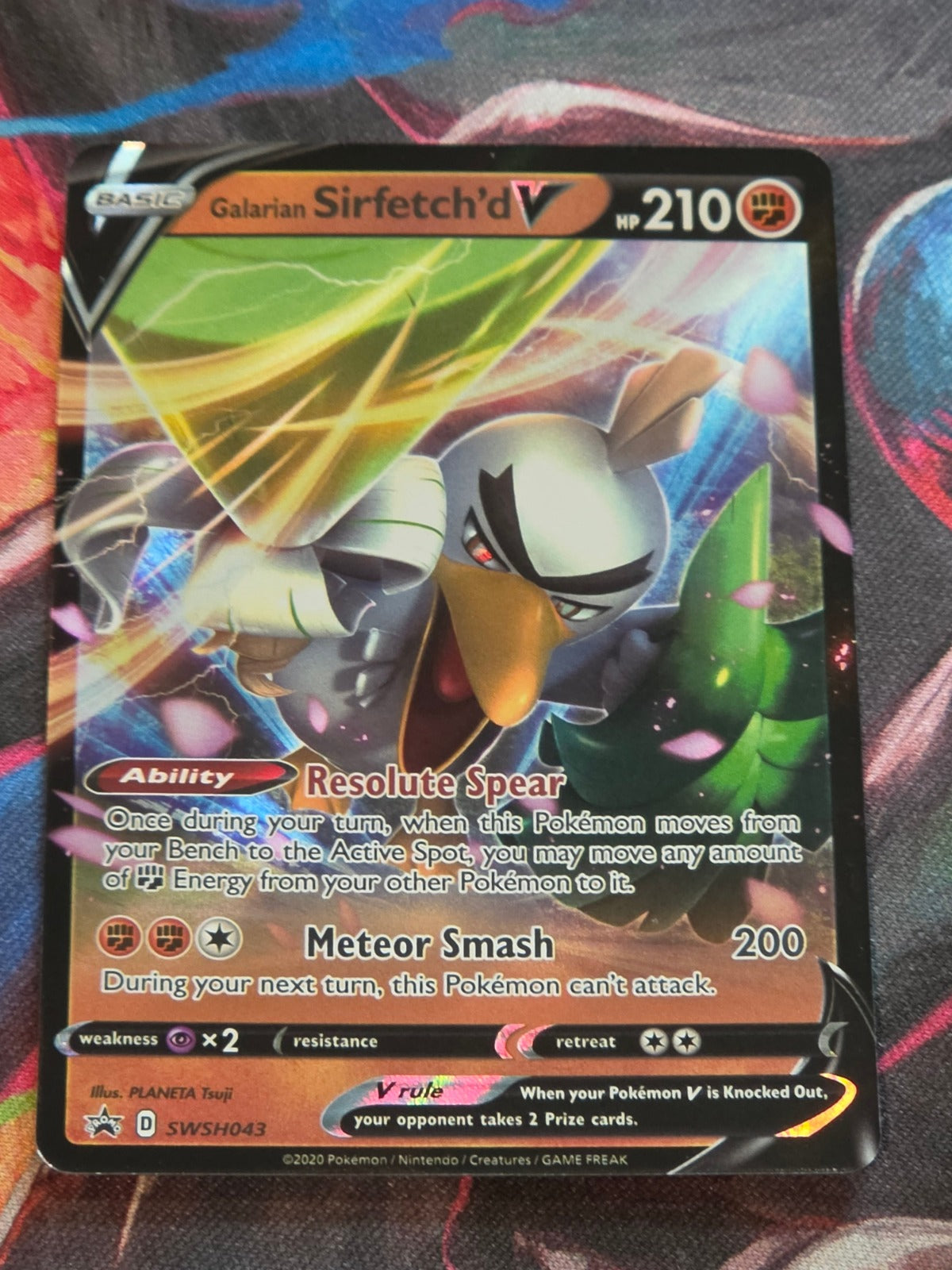 Galarian Sirfetch'd V - SWSH043 - SWSH: Sword & Shield Promo Cards - Promo - NM Pokemon