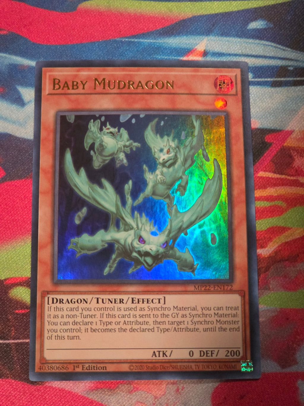 Baby Mudragon Ultra Rare 2022 Tin of the Pharaoh's Gods MP22-EN172 1st Edition LP Yu-Gi-Oh!