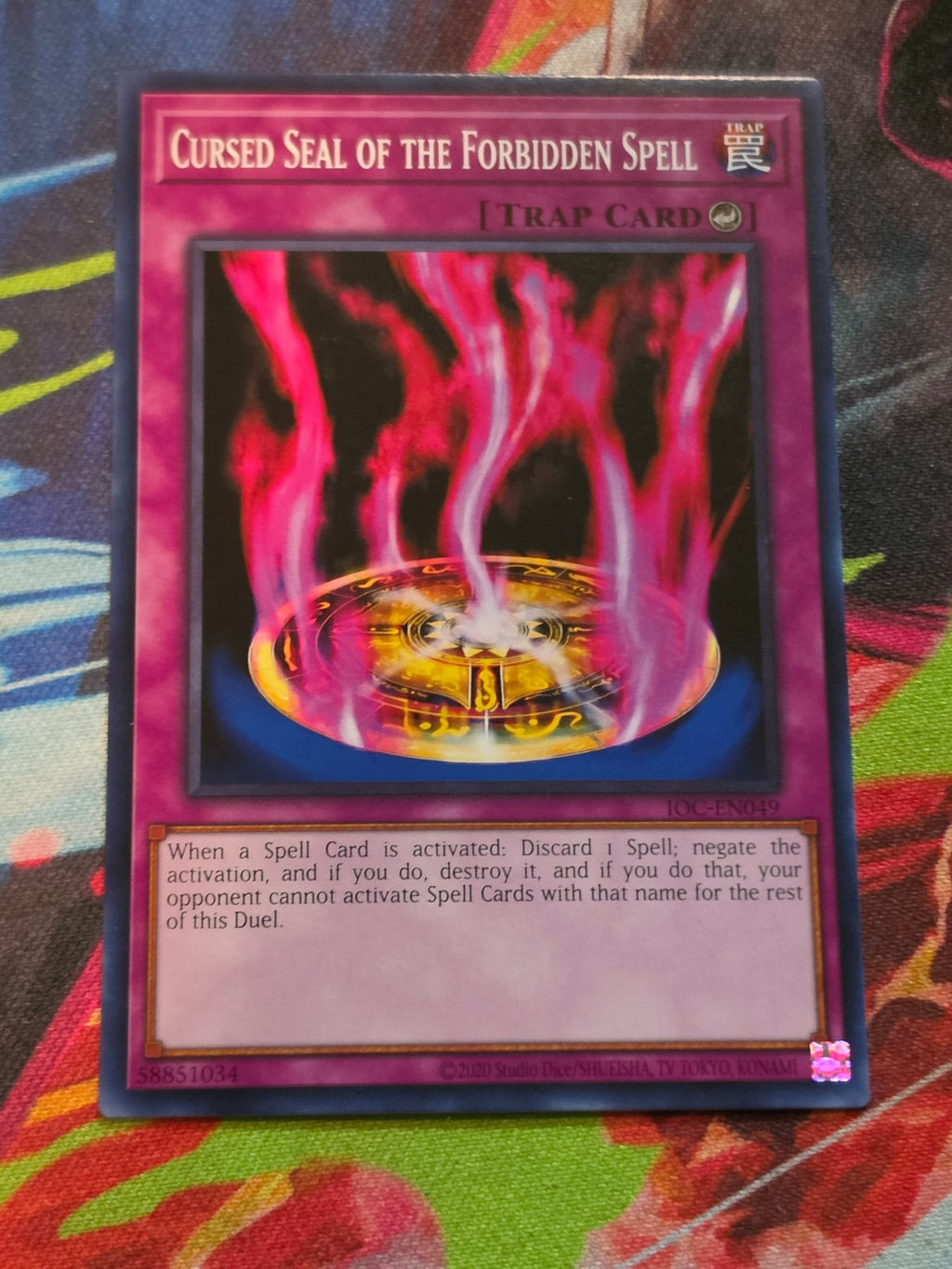 Cursed Seal of the Forbidden Spell Common Invasion of Chaos (25th Anniversary Edition) IOC-EN049 LP