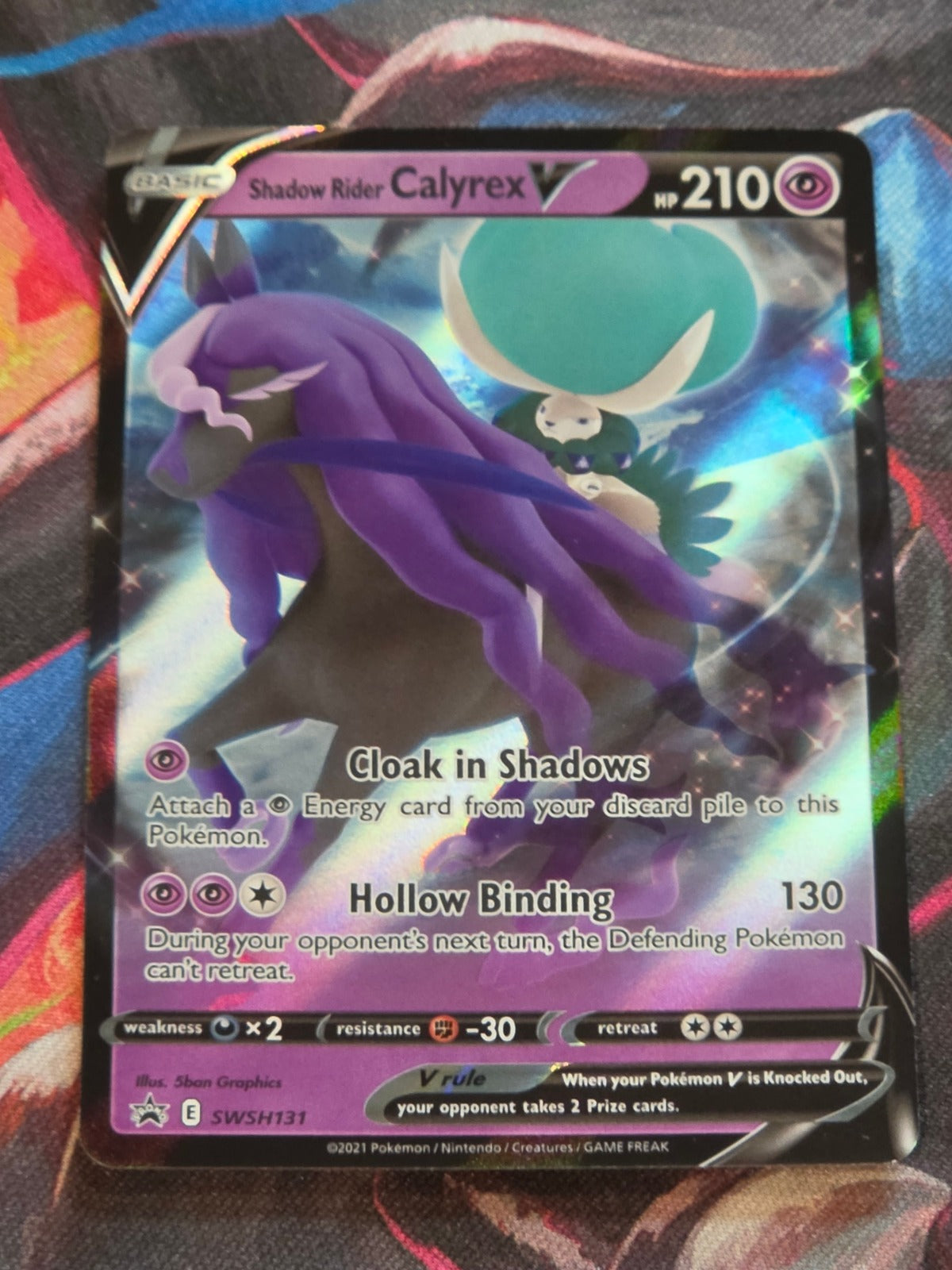 Shadow Rider Calyrex V - SWSH131 - SWSH: Sword & Shield Promo Cards - Promo - NM Pokemon