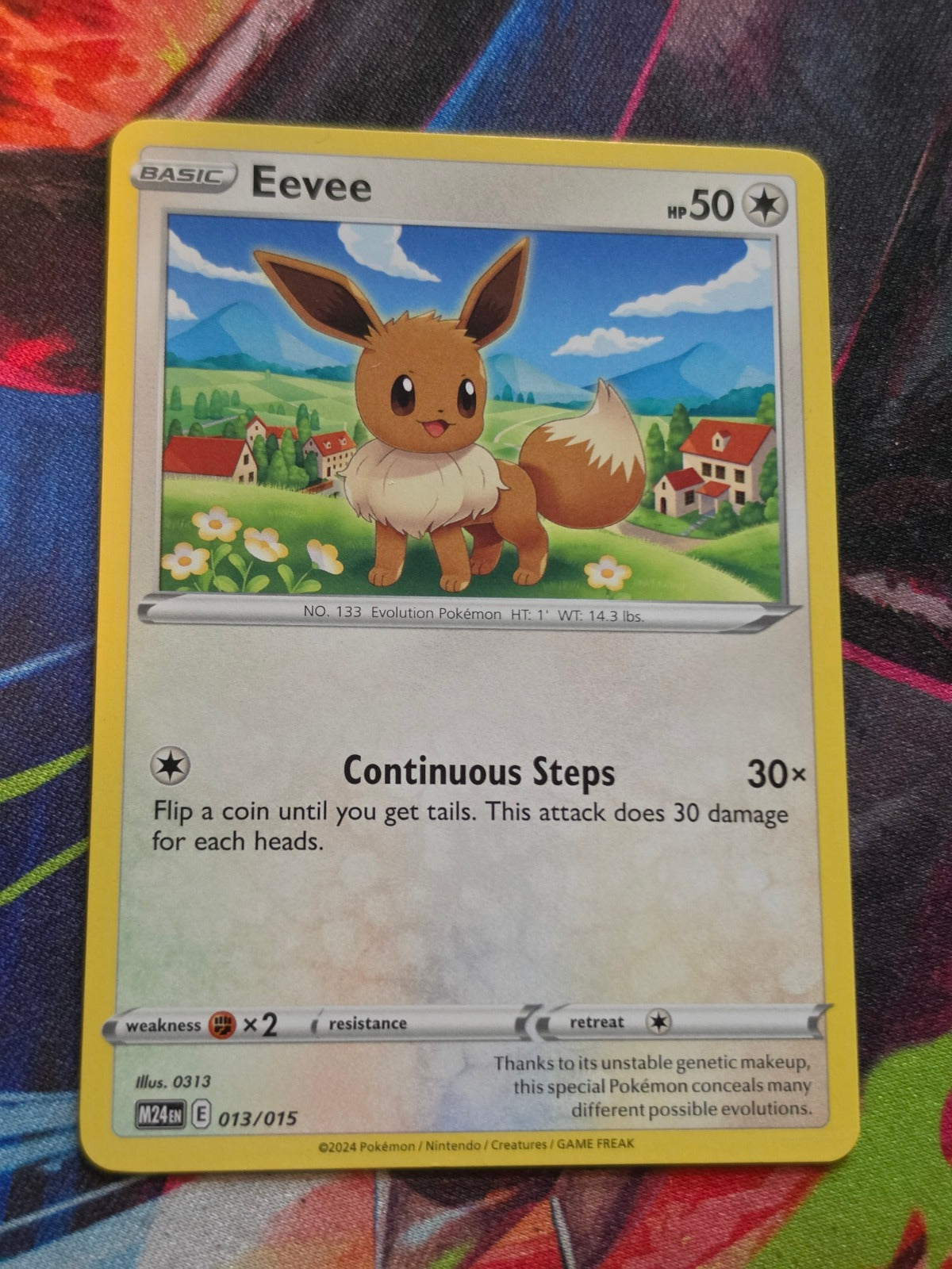 Eevee Promo McDonald's Promos 2024 013/015 NM Pokemon