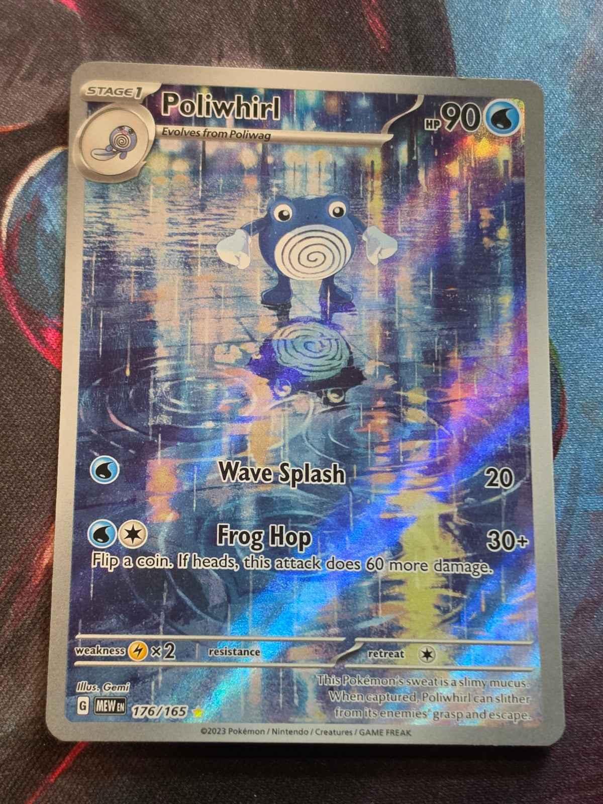 Poliwhirl Illustration Rare Scarlet & Violet 151 176/165 NM Pokemon