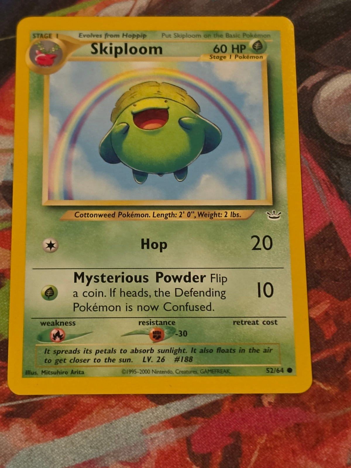 Skiploom - 52/64 - Neo Revelation - Common - Unlimited - LP Pokemon