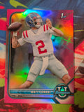Matt Corral 2021-22 Bowman University - Chrome Prospects Pink Refractor 5 NM Football