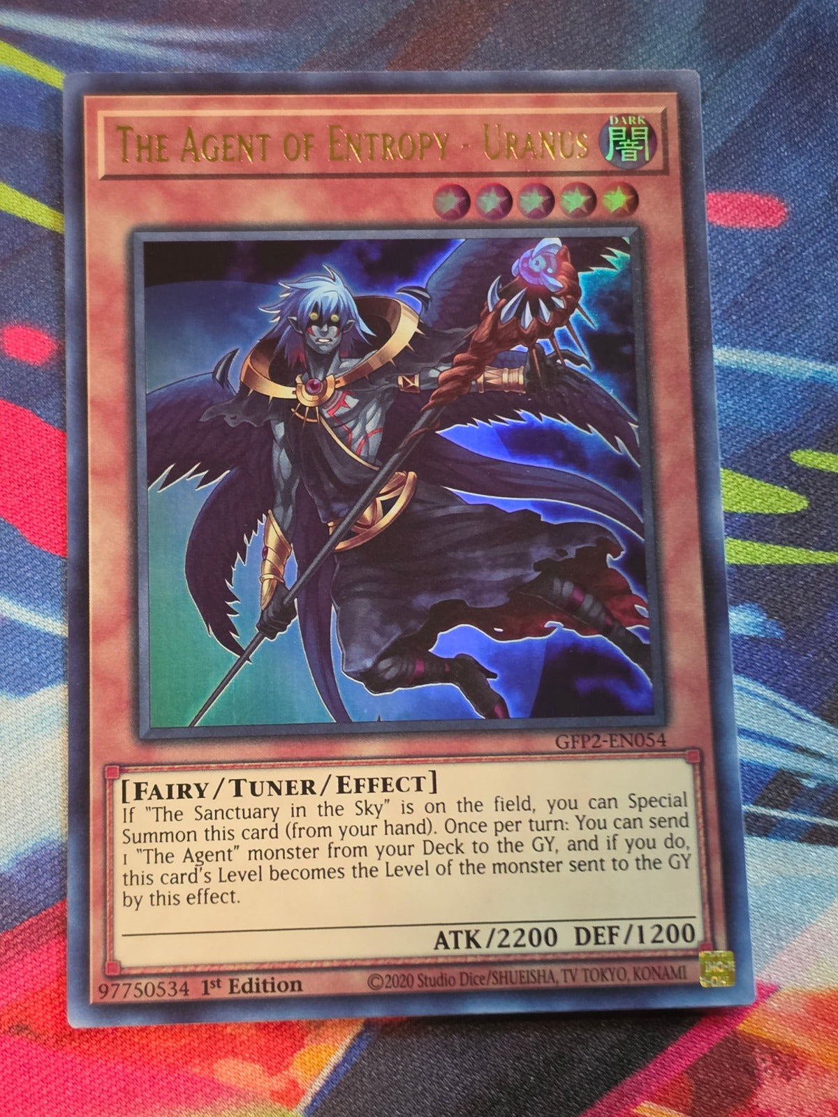 The Agent of Entropy - Uranus Ultra Rare Ghosts From the Past: The 2nd Haunting GFP2-EN054 LP