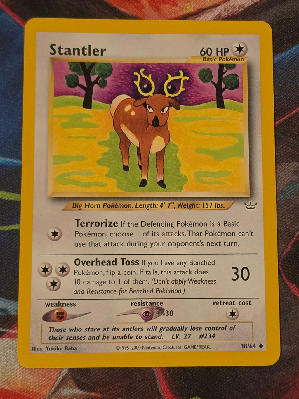 Stantler - 38/64 - Neo Revelation - Uncommon - Unlimited - LP Pokemon