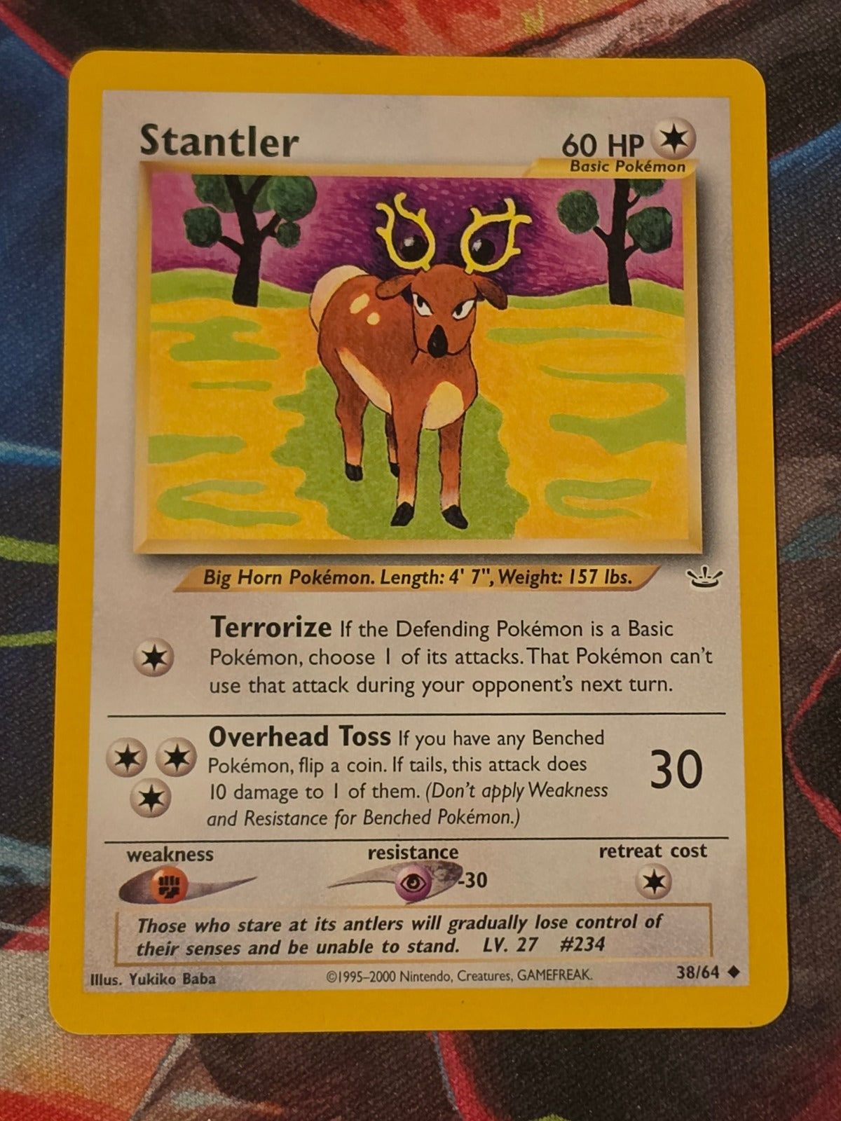 Stantler - 38/64 - Neo Revelation - Uncommon - Unlimited - LP Pokemon
