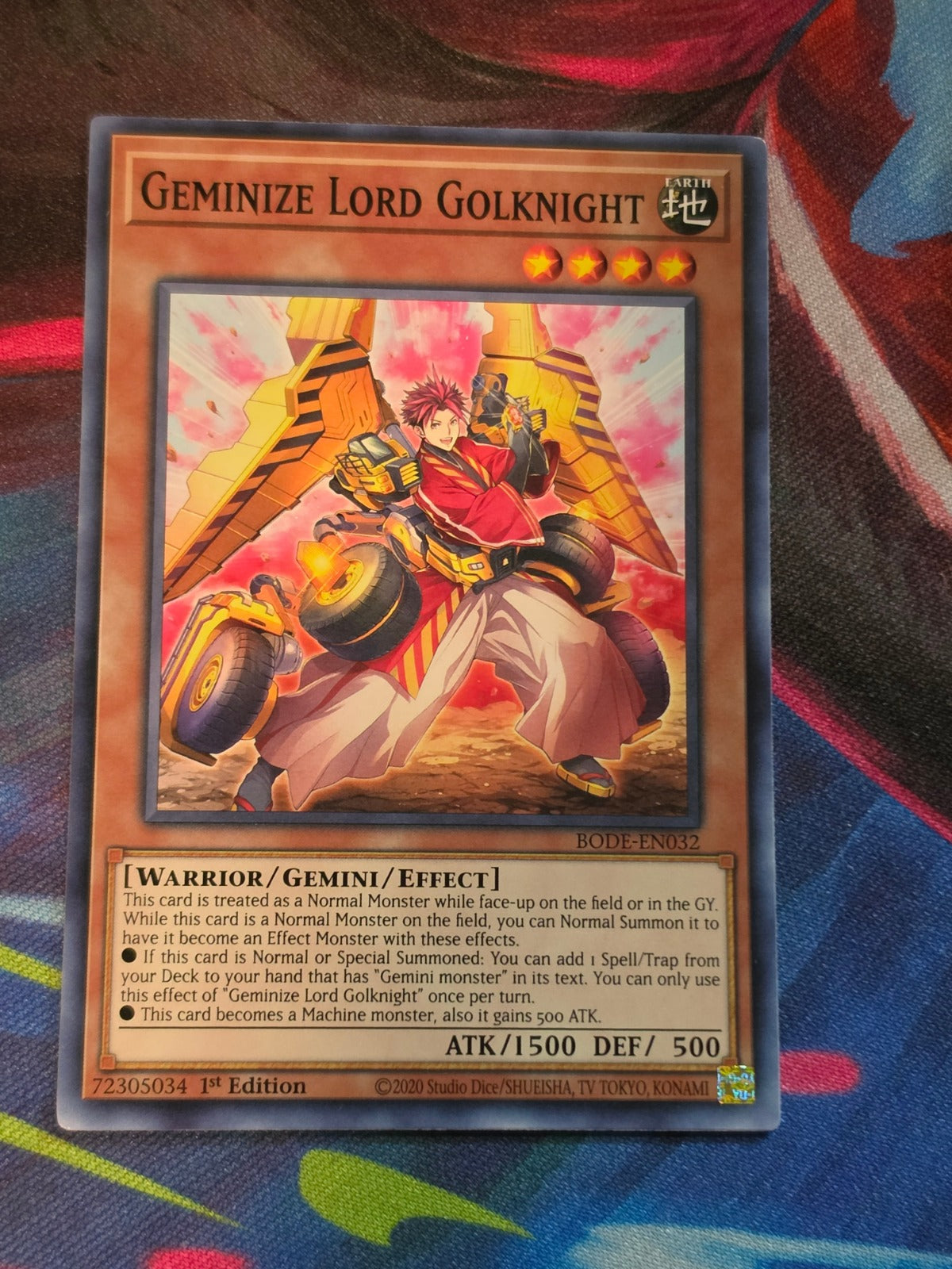 Geminize Lord Golknight Common Burst of Destiny BODE-EN032 LP