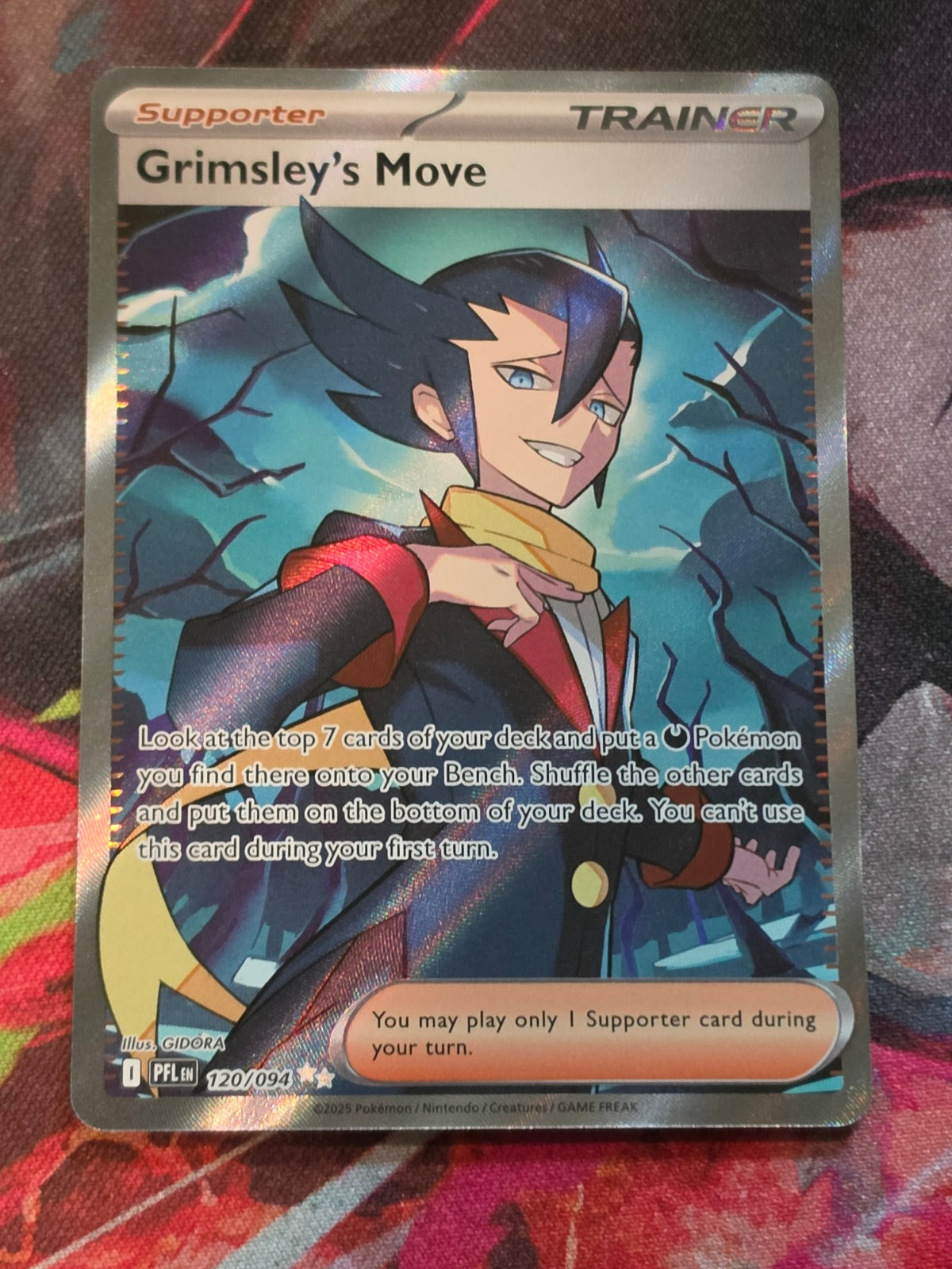 Grimsley's Move Ultra Rare Phantasmal Flames 120/094 NM Pokemon
