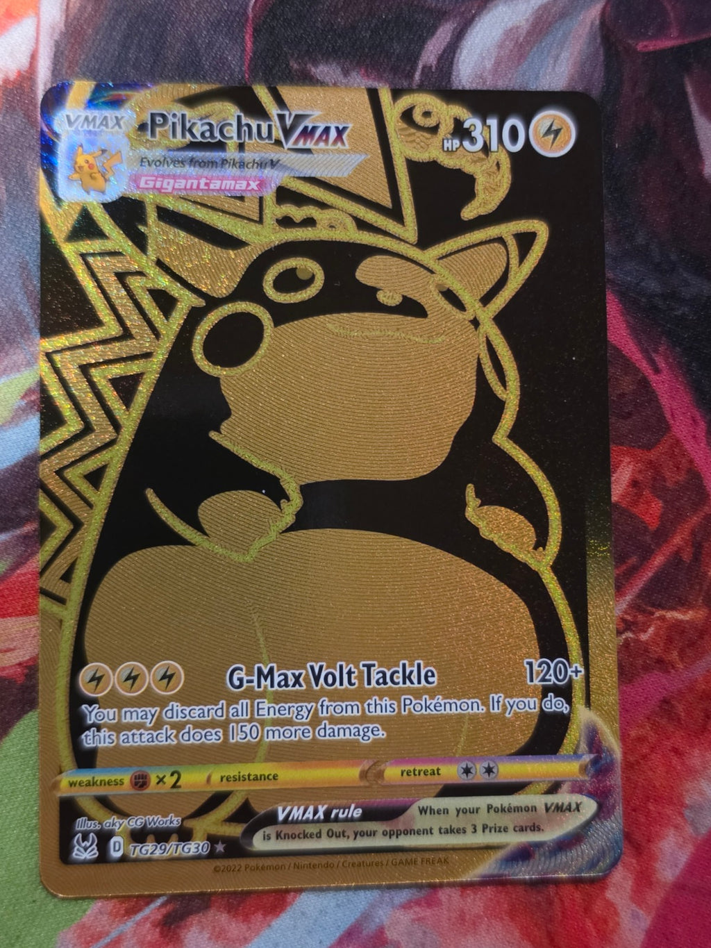Pikachu VMAX Secret Rare Lost Origin Trainer Gallery TG29/TG30 NM Pokemon