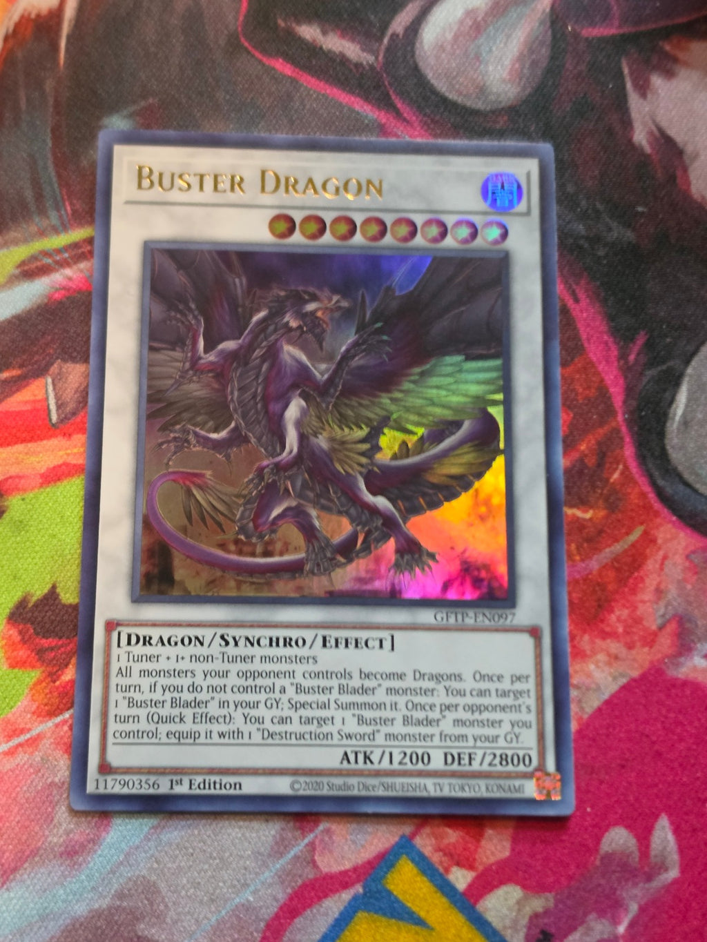 Buster Dragon Ultra Rare Ghosts From the Past GFTP-EN097 1st Edition NM Yu-Gi-Oh!