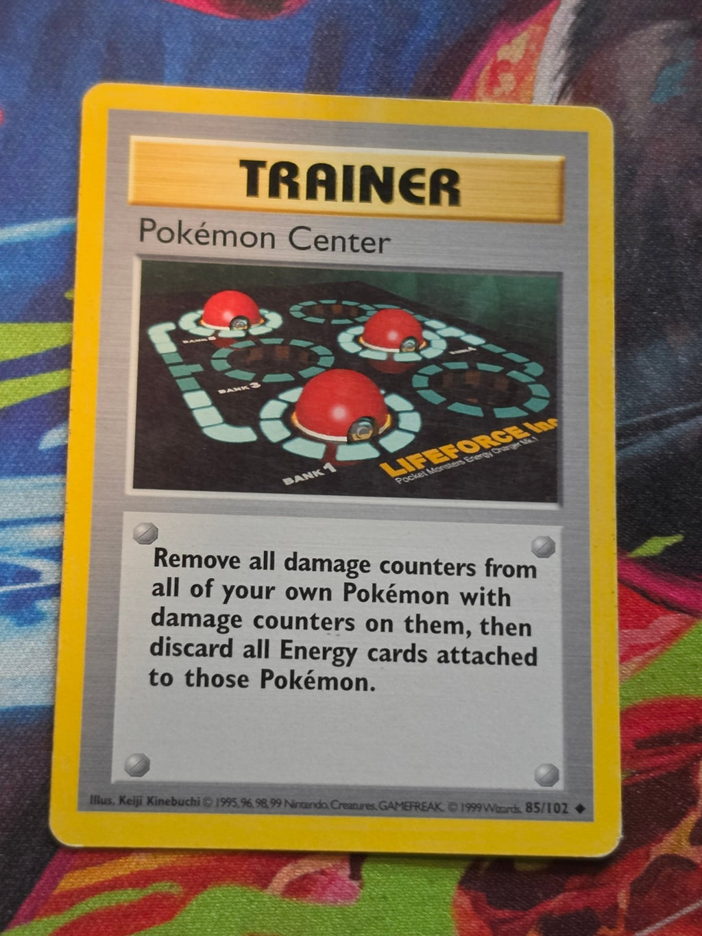 Pokemon Center Shadowless Base Set Uncommon 085/102 MP Pokemon