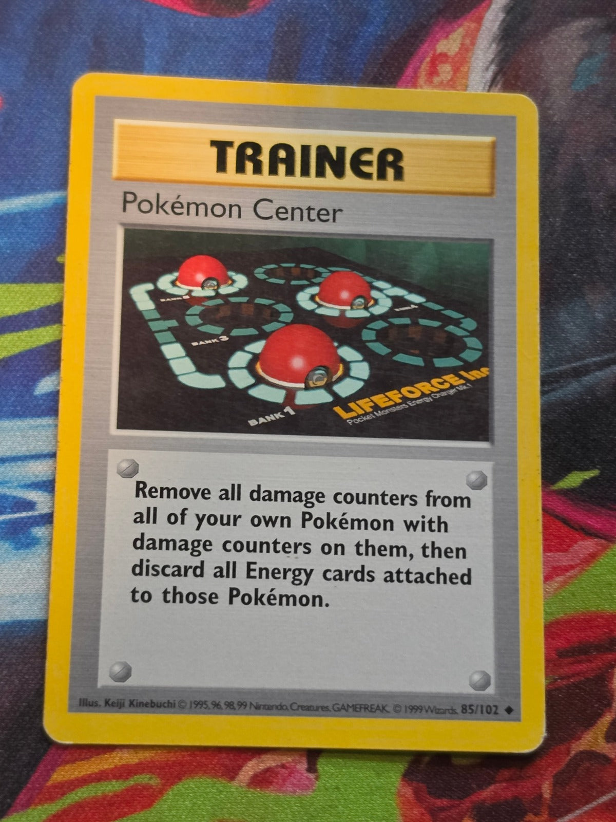 Pokemon Center Shadowless Base Set Uncommon 085/102 MP Pokemon