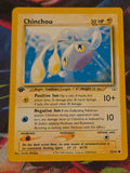 Chinchou - 42/64 - Neo Revelation - Common - 1st Edition - NM Pokemon