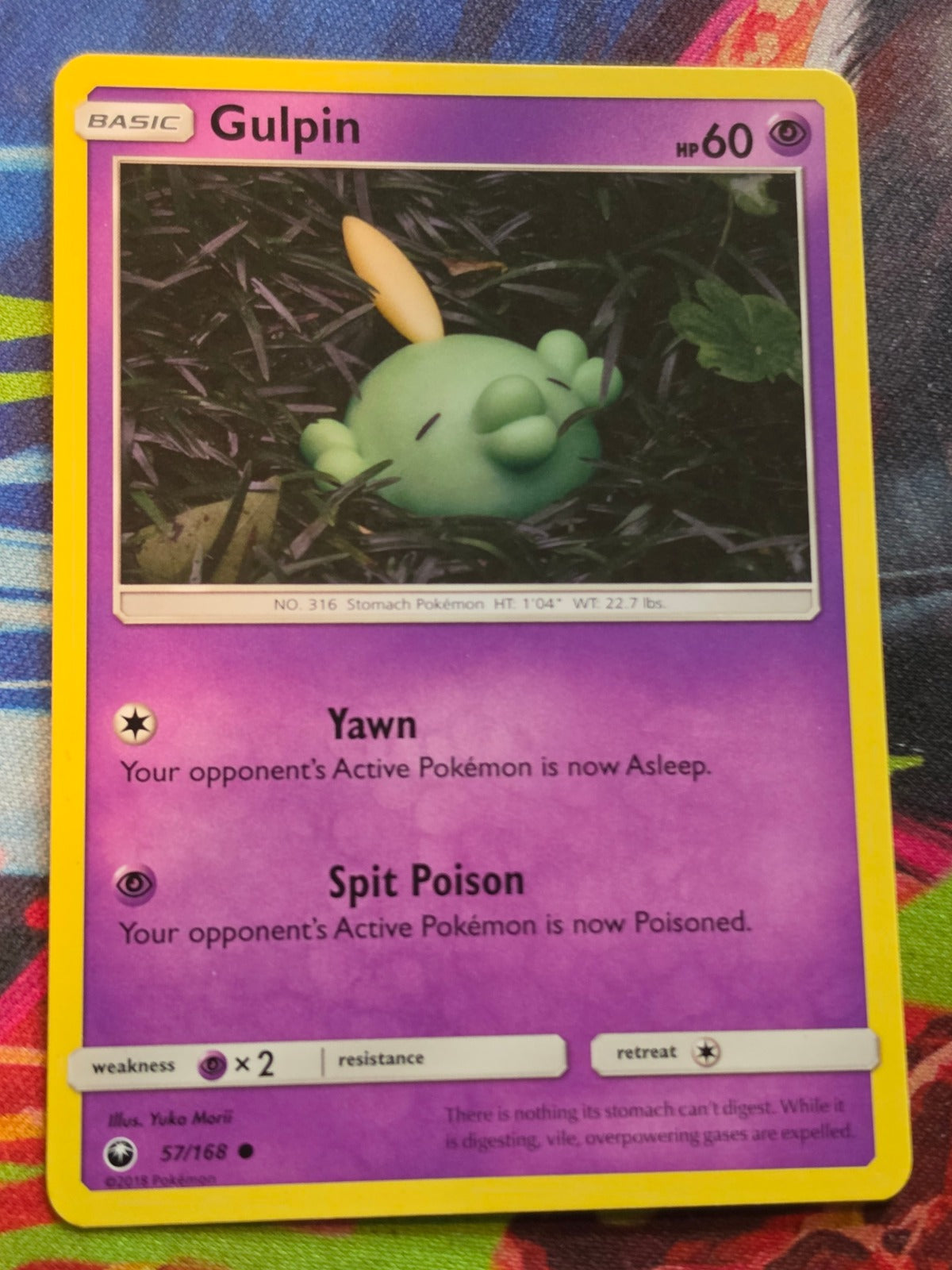Gulpin - 57/168 - SM - Celestial Storm - Common - NM Pokemon