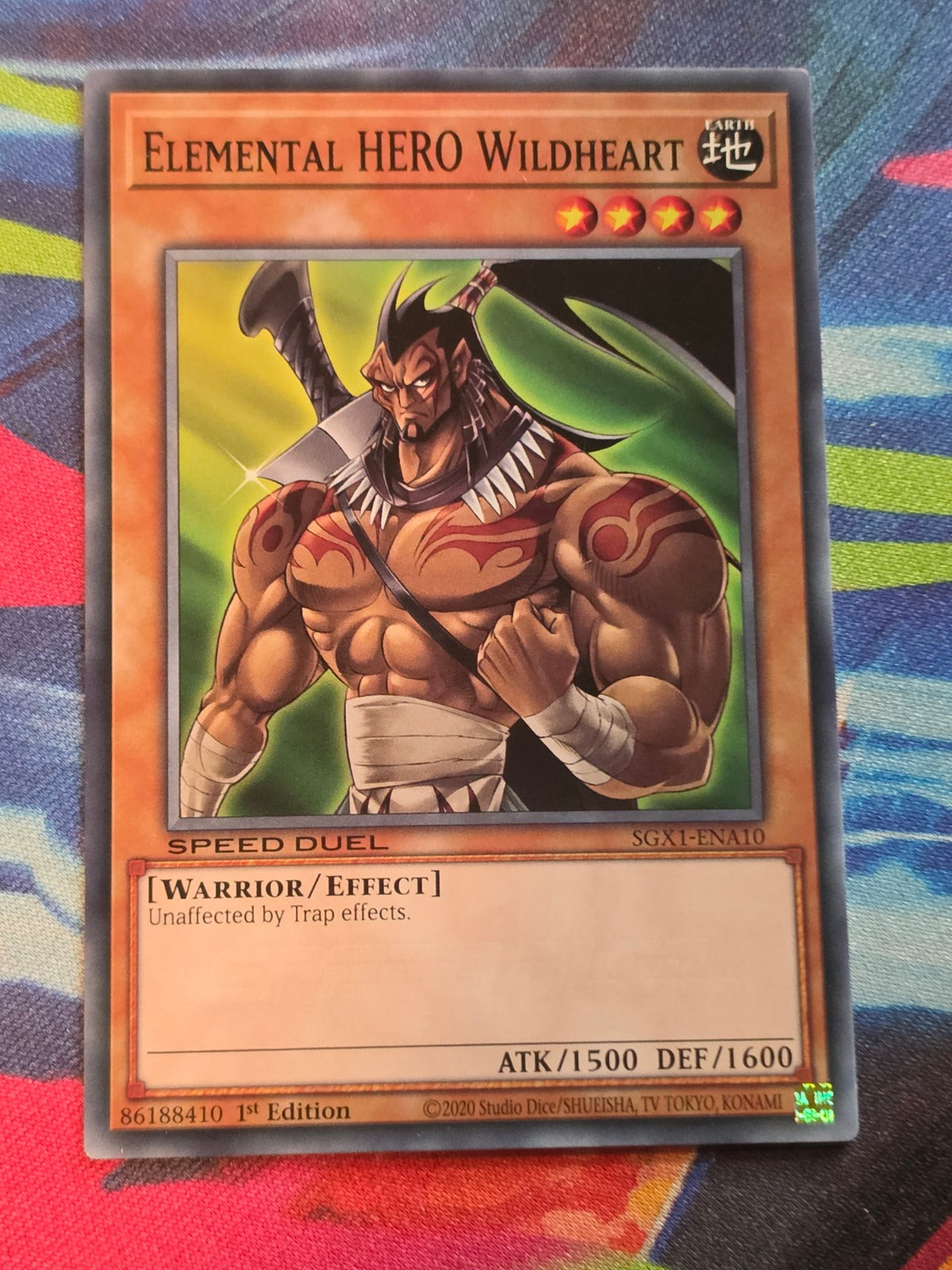 Elemental HERO Wildheart Common Speed Duel GX: Duel Academy Box SGX1-ENA10 1st Edition LP Yu-Gi-Oh!