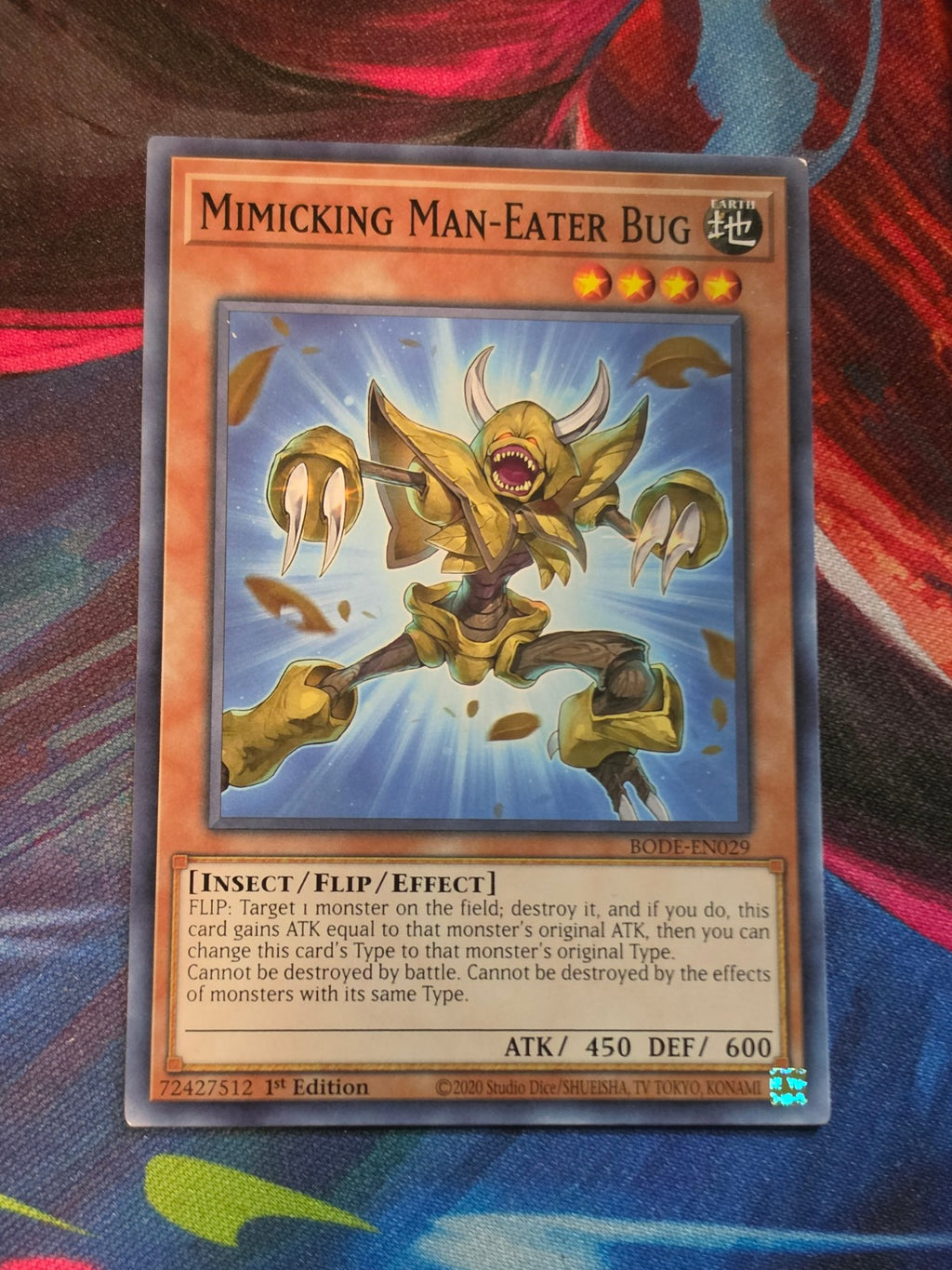 Mimicking Man-Eater Bug Common Burst of Destiny BODE-EN029 LP