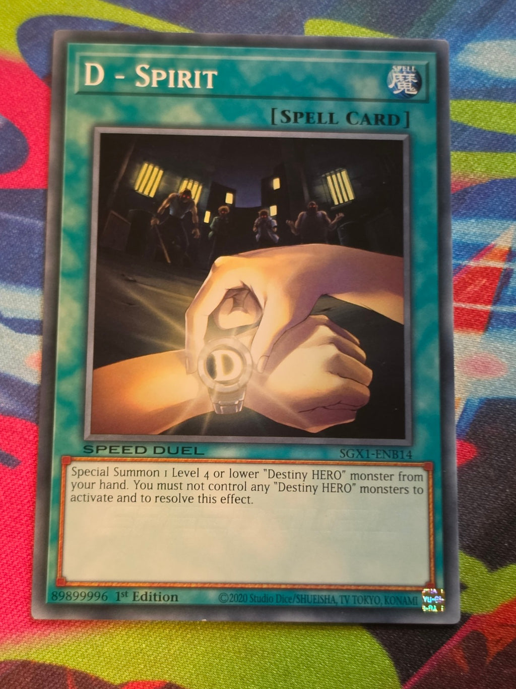 D - Spirit Common Speed Duel GX: Duel Academy Box SGX1-ENB14 1st Edition LP Yu-Gi-Oh!