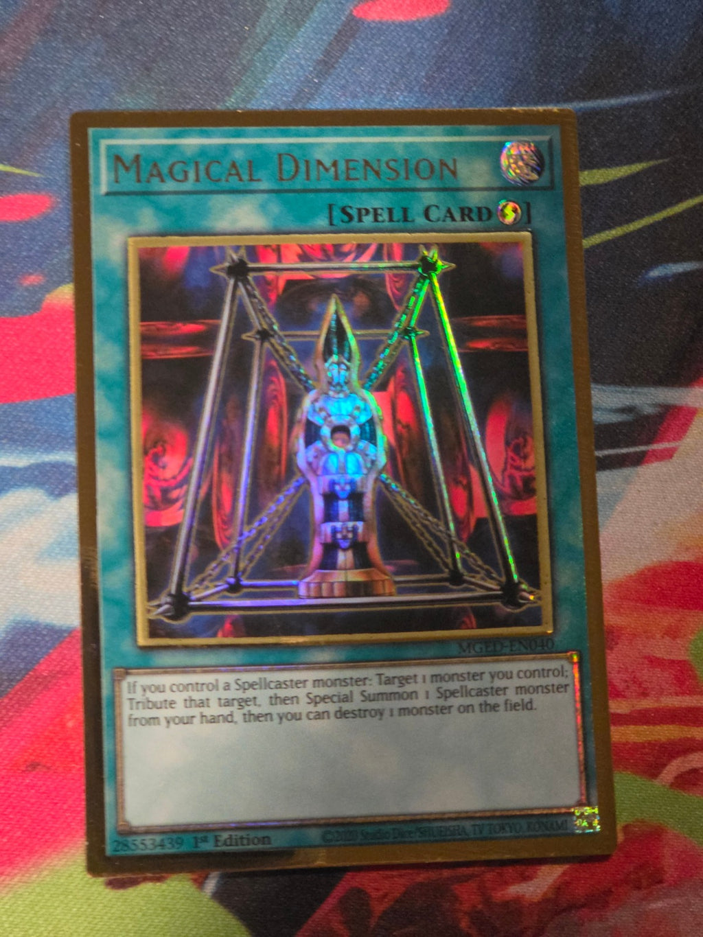 Magical Dimension Premium Gold Rare Maximum Gold: El Dorado MGED-EN040 1st Edition LP Yu-Gi-Oh!