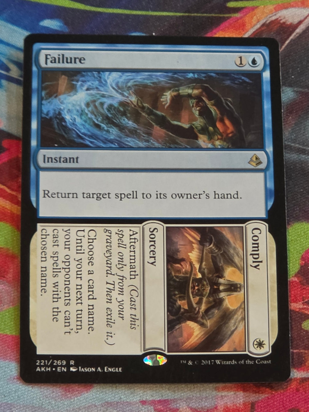 Failure // Comply - 221 - Amonkhet - Rare - LP - MTG